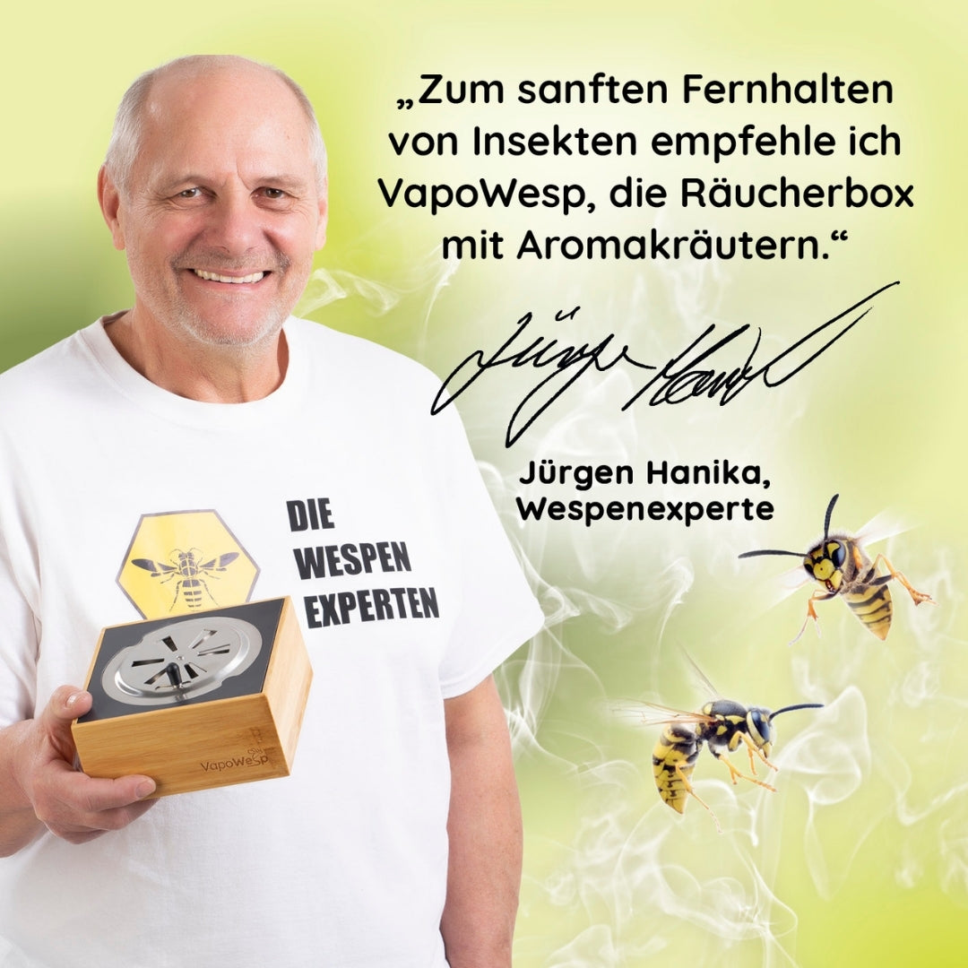 Räucherbox inkl. Pulver Orange & Rosemary (50 g) mit Aromakräutern, optimale Rauchregulierung für angenehmen Rauch.