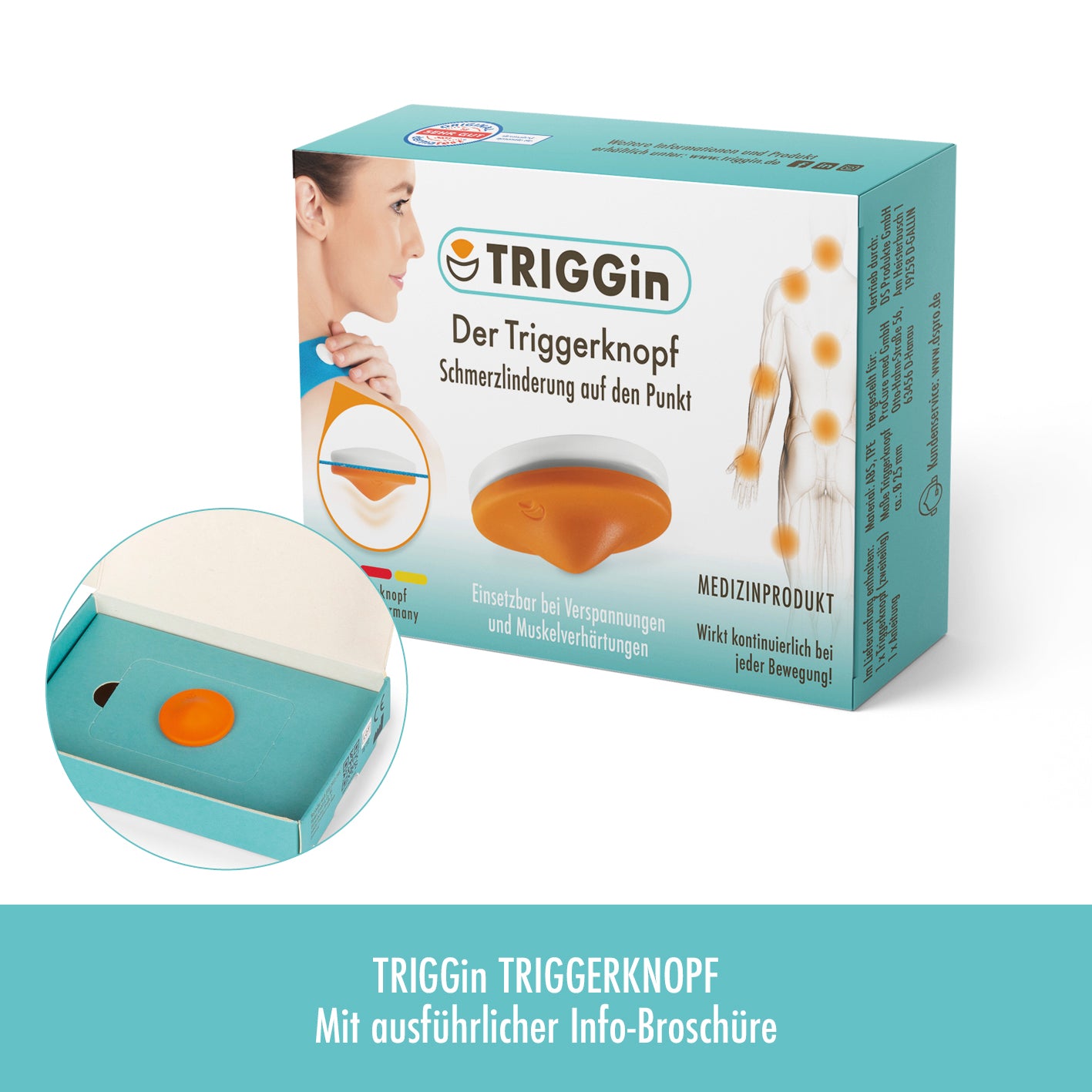 Triggerknopf - 10er-Set