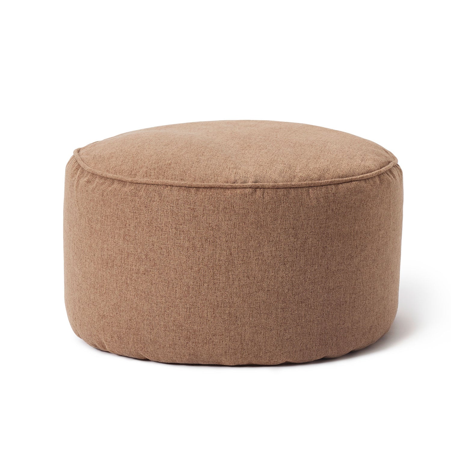 Comfort Line Sitzsack-Hocker/Pouf (50 L) in Braun, hochwertig, indoor, als Hocker und Fußablage, modernes Design.