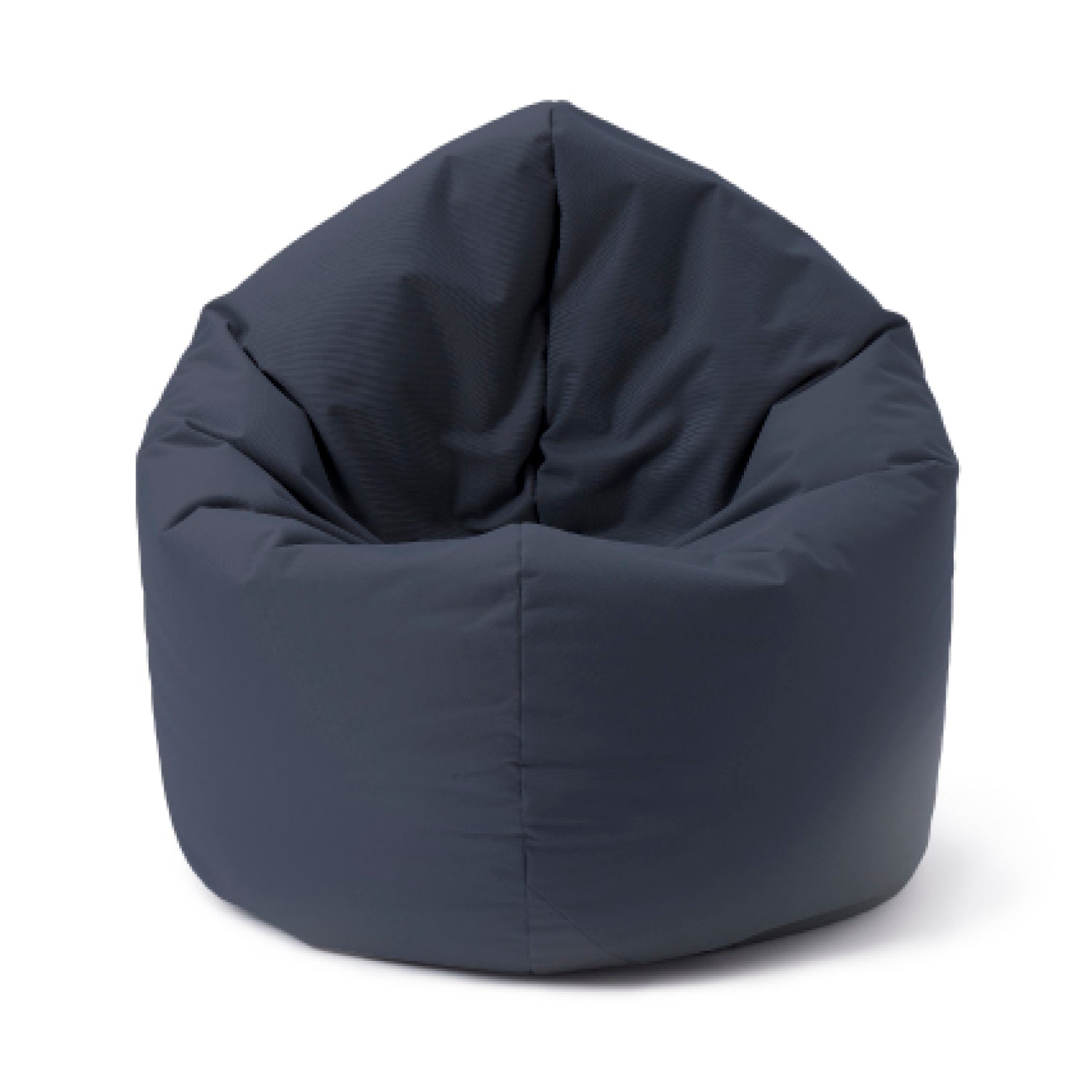 Sitzsack Drops (300 L) in Stahlgrau, multifunktional für drinnen & draußen, langlebig, leicht und mit hochwertiger EPS-Füllung.