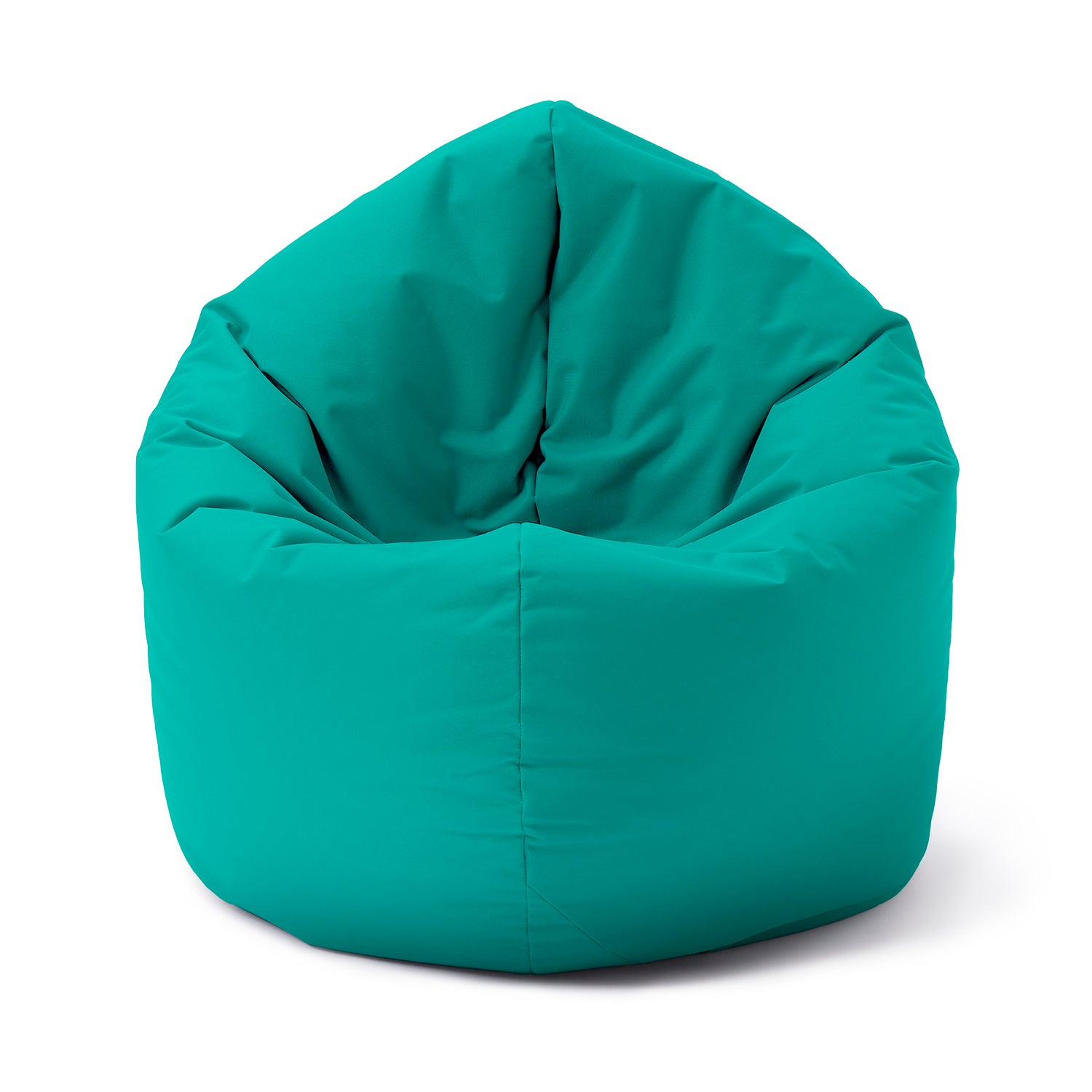 Sitzsack Drops (300 L) - Türkis, moderne Sitzgelegenheit für drinnen & draußen, leicht, langlebig, mit EPS-Perlenfüllung und verdecktem Reißverschluss.