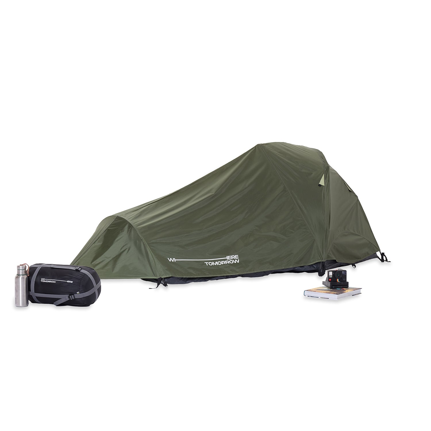 2-Personen-Kompakt-Zelt - Pop Up Wurfzelt Trekkingzelt - 245x160x95 cm - Grün