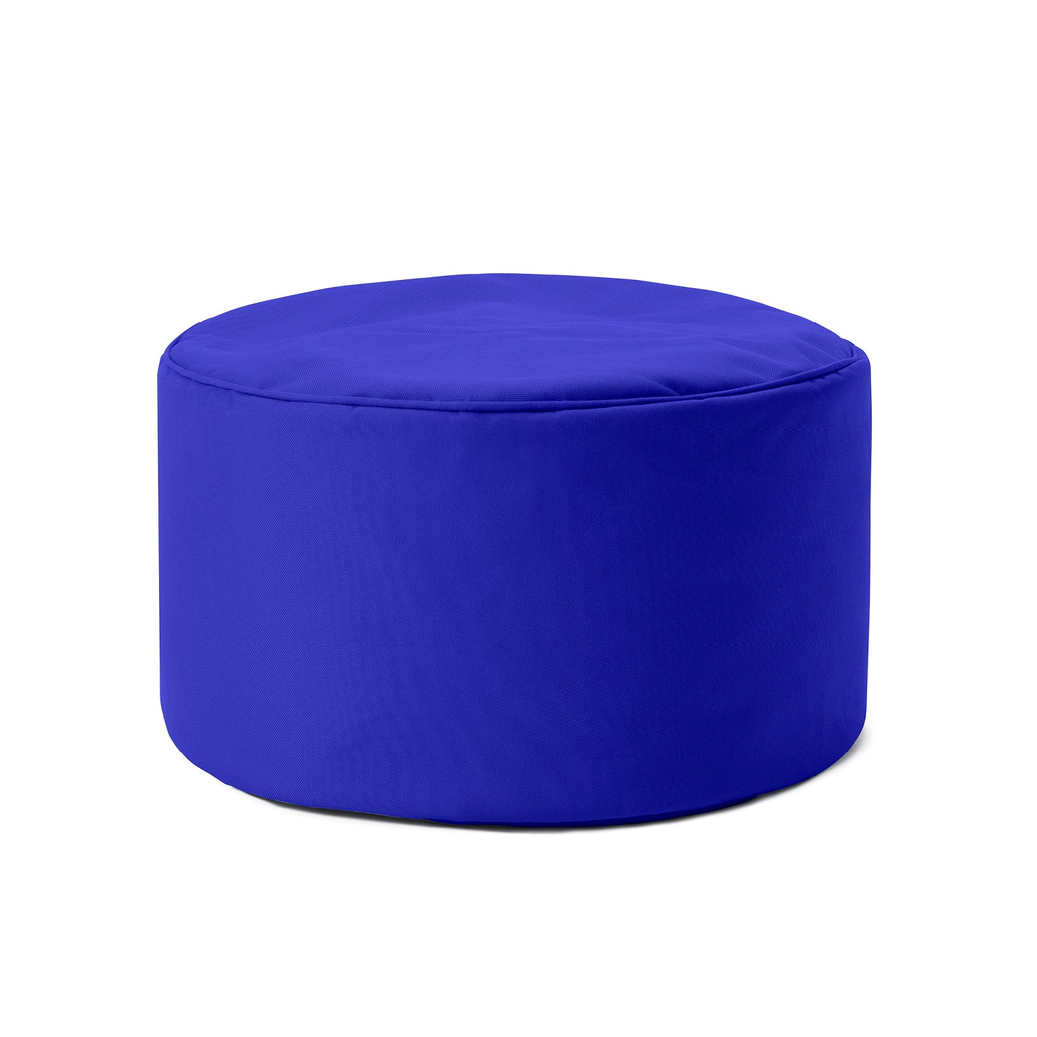Sitzsack-Hocker/Pouf (50 L) in Royalblau, leicht, langlebig, indoor & outdoor, mit pflegeleichtem Material und verdecktem Reißverschluss.
