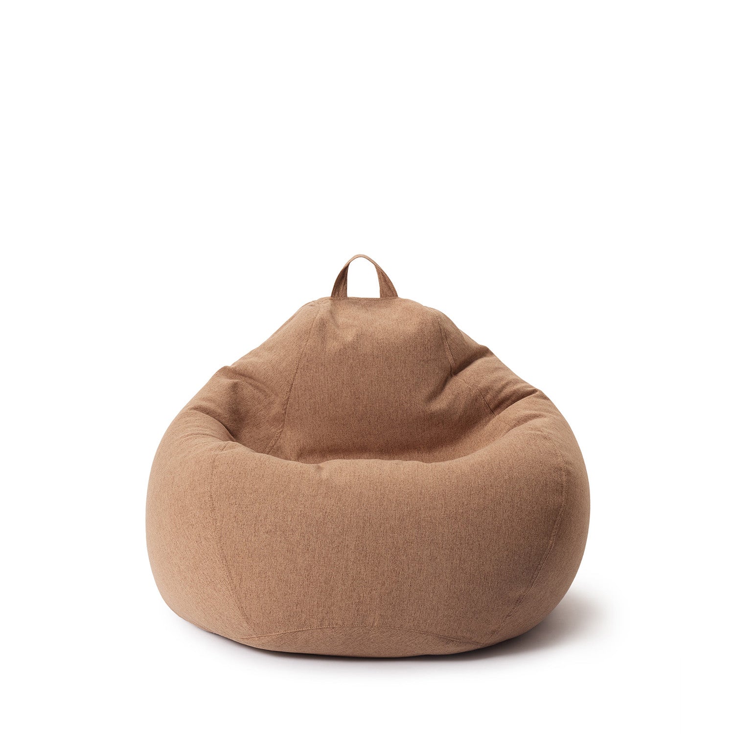 Comfort Line Sitzsack M (120 L) Braun, indoor Bodenkissen mit EPS-Perlen-Füllung, waschbar und formanpassend für Kinder und Erwachsene.