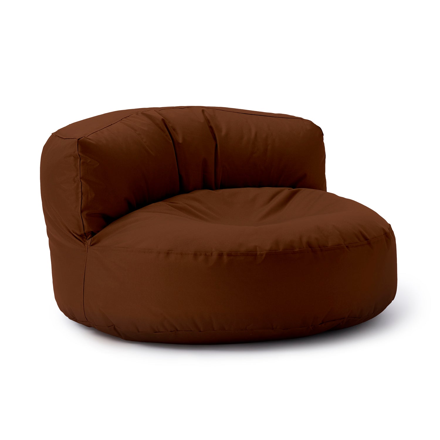 Sitzsack Lounge (320 L) Braun, gemütlich, langlebig, für drinnen & draußen, pflegeleicht, mit EPS-Perlenfüllung und verdecktem Reißverschluss.
