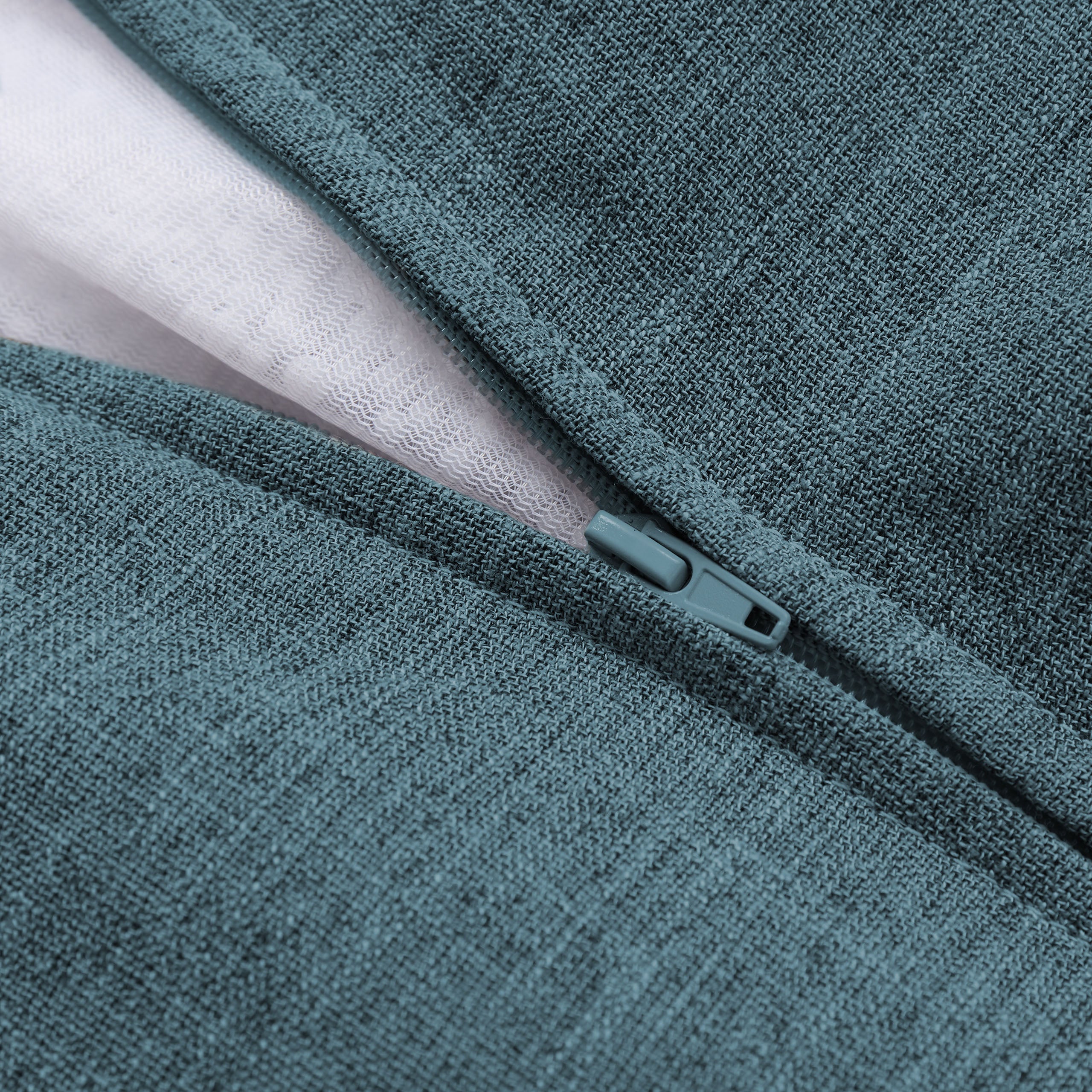 Sitzsack Interior Line (370 L) - indoor - Aqua mit Reißverschluss und waschbarem Bezug in hochwertiger Leinenoptik.