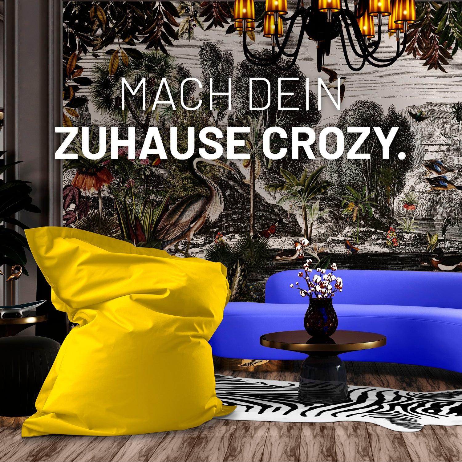 Sitzsack Classic XXL (380 L) in Gelb, modern und vielseitig, für drinnen und draußen mit pflegeleichtem und robustem Material.