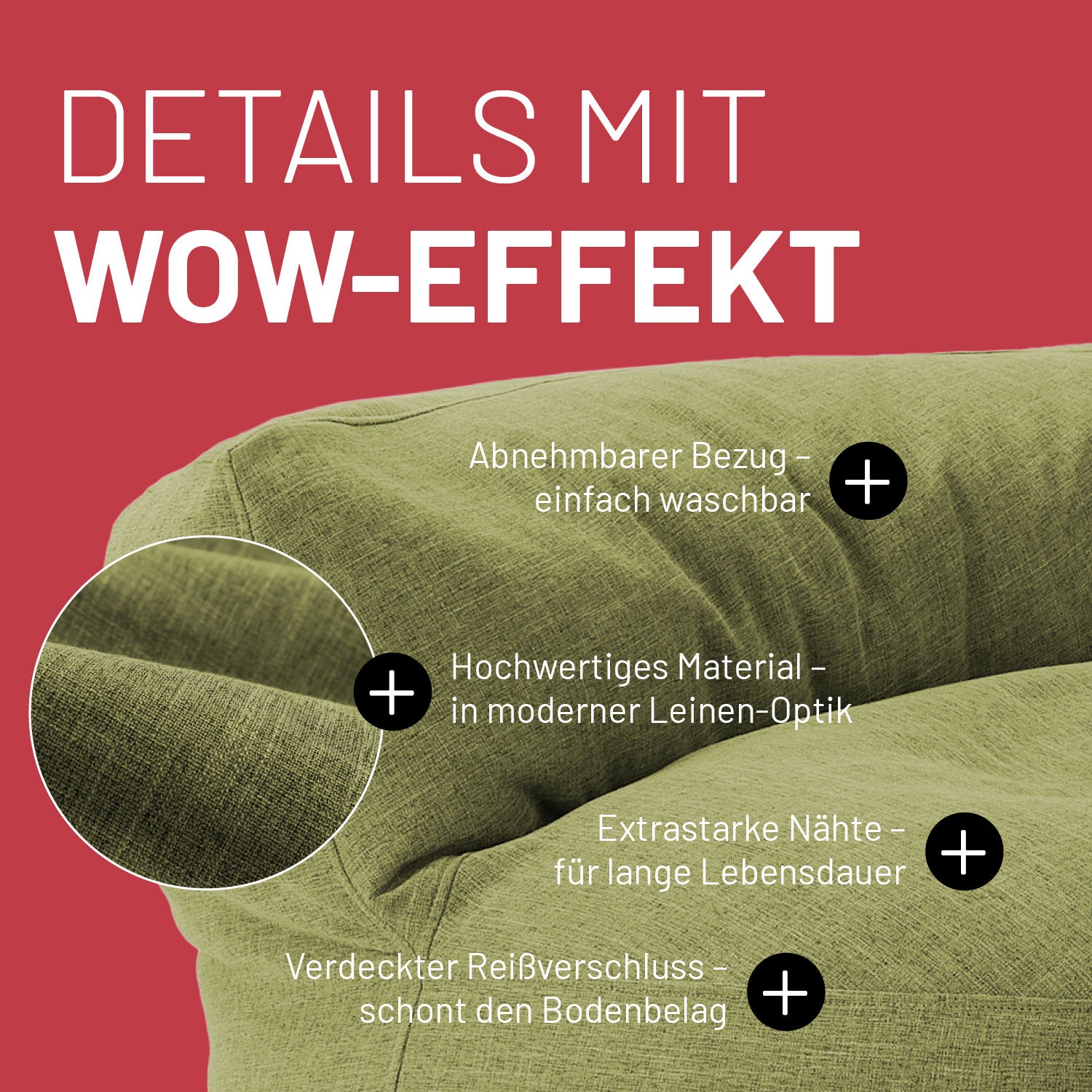 Interior Line Sitzsack-Lounge (320 L) - indoor - Lime