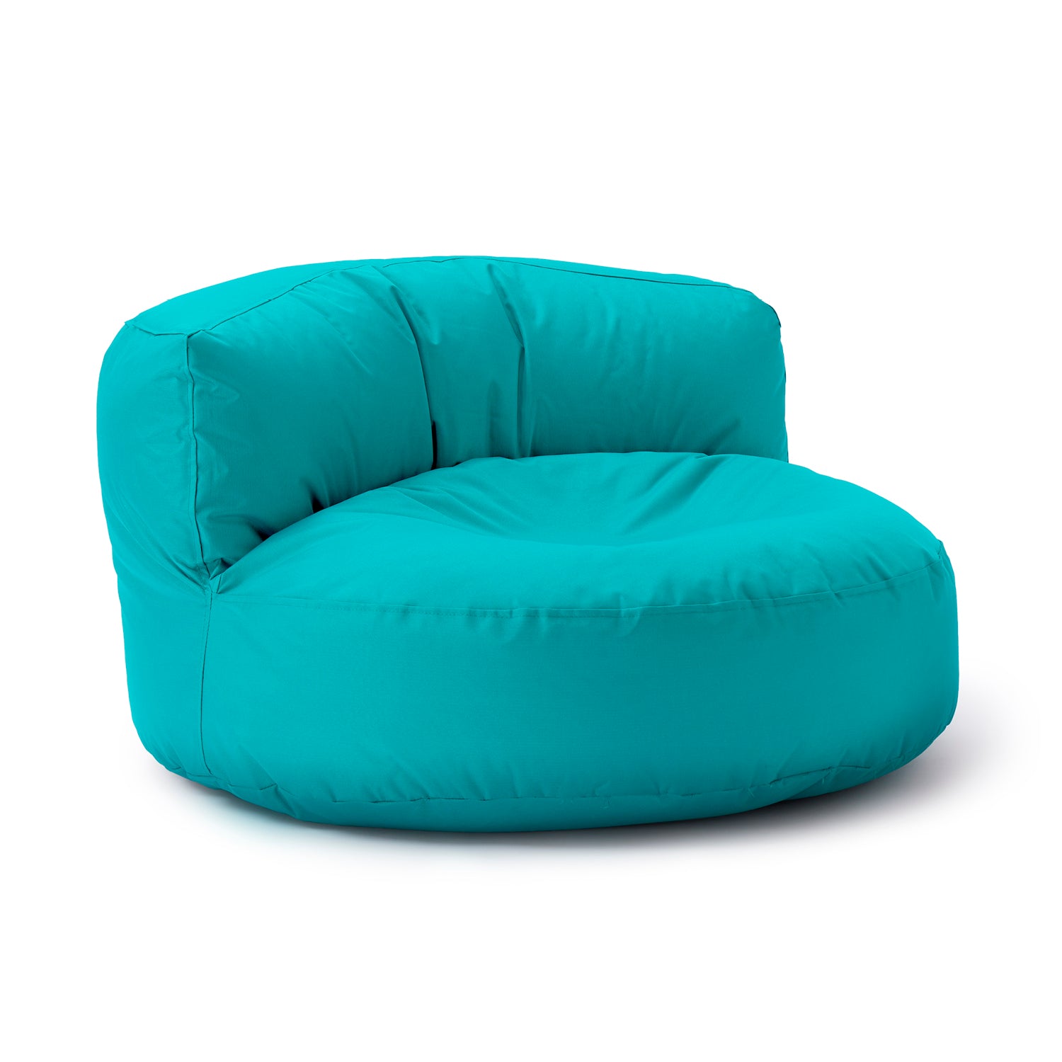 Sitzsack Lounge (320 L) - Aquamarin, moderner, langlebiger Indoor- und Outdoor-Sitzsack mit hochwertiger EPS-Füllung und verdecktem Reißverschluss.