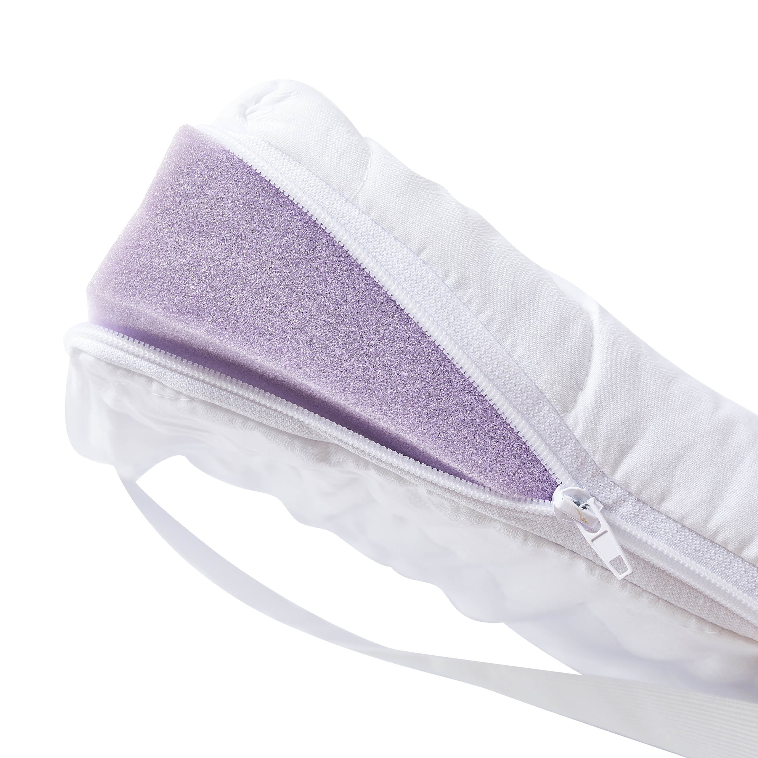 Matratzentopper Microfaser - 140 x 200 x 6,5 cm mit viskoelastischem Memory Foam und waschbarem Bezug aus atmungsaktiver Mikrofaser.