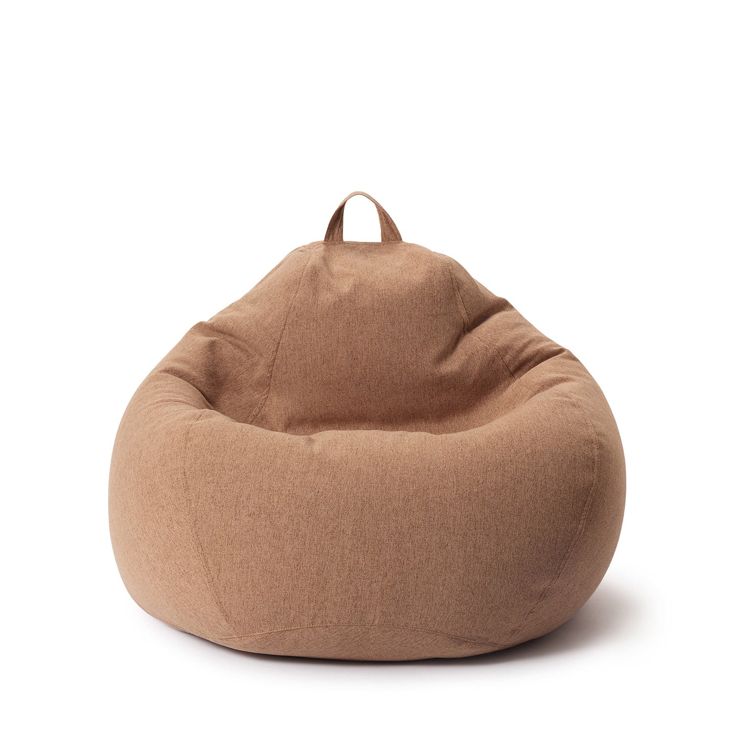 Comfort Line Sitzsack (185 L) Braun, indoor, ergonomisch geformt mit weichem, widerstandsfähigem Stoff und praktischem Tragegriff.