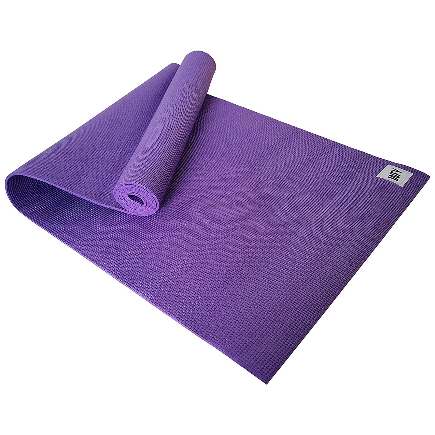 Fitnessmatte Yogamatte "Annapurna Comfort" violett, 183x61 cm, rutschfest, weich, pflegeleicht, vielseitig für Pilates und Fitness geeignet.
