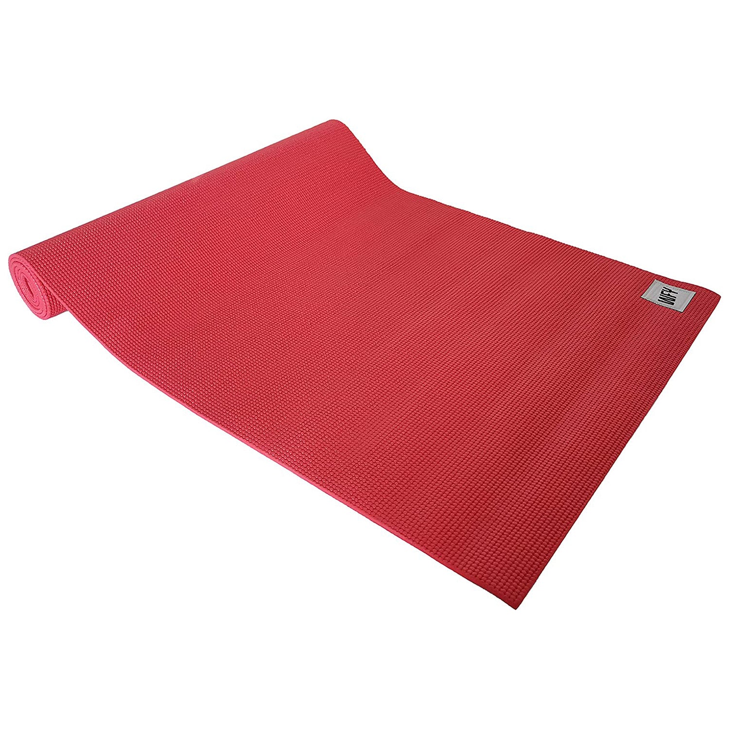 Fitnessmatte Yogamatte "Annapurna Comfort" - 183 x 61 - rutschfeste, weiche Pilates- und Workout-Matte in Rot aus NBR-Schaumstoff.