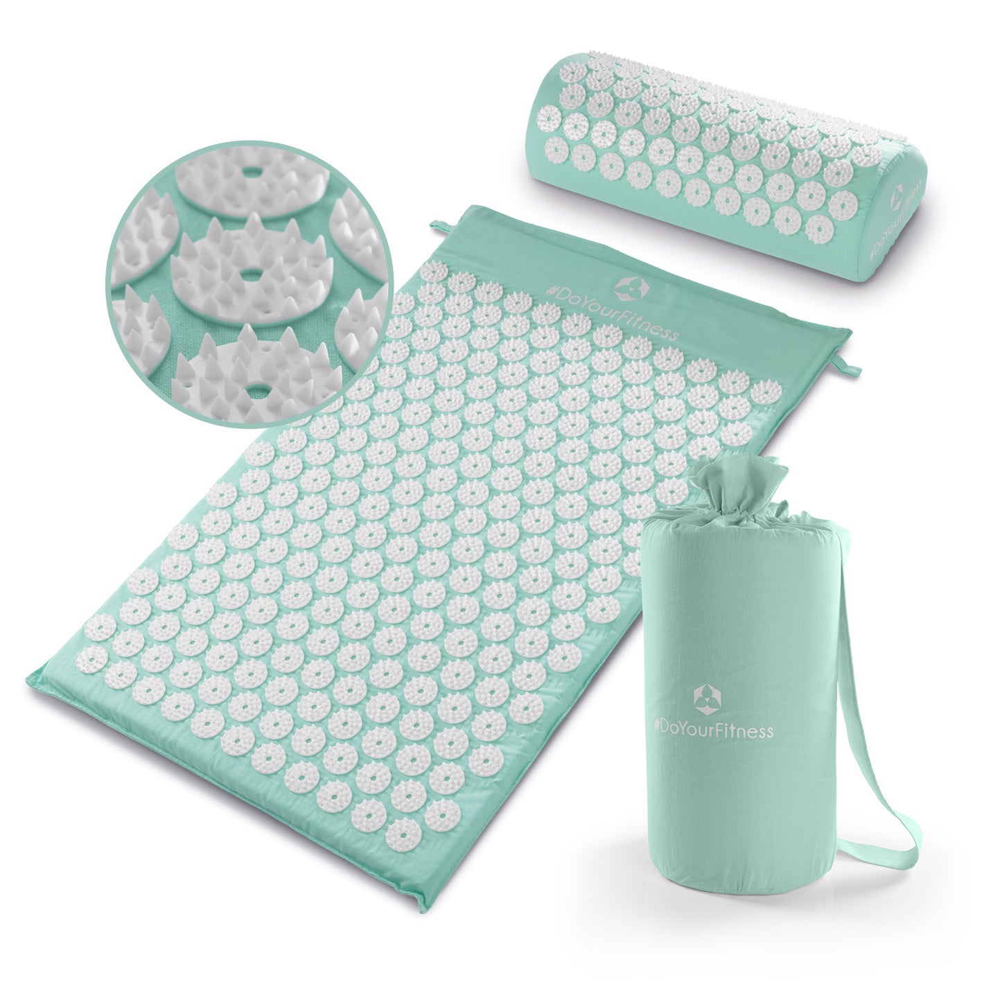 Akupressur-Set Jimuta - 20 x 20 x 42 cm - türkis