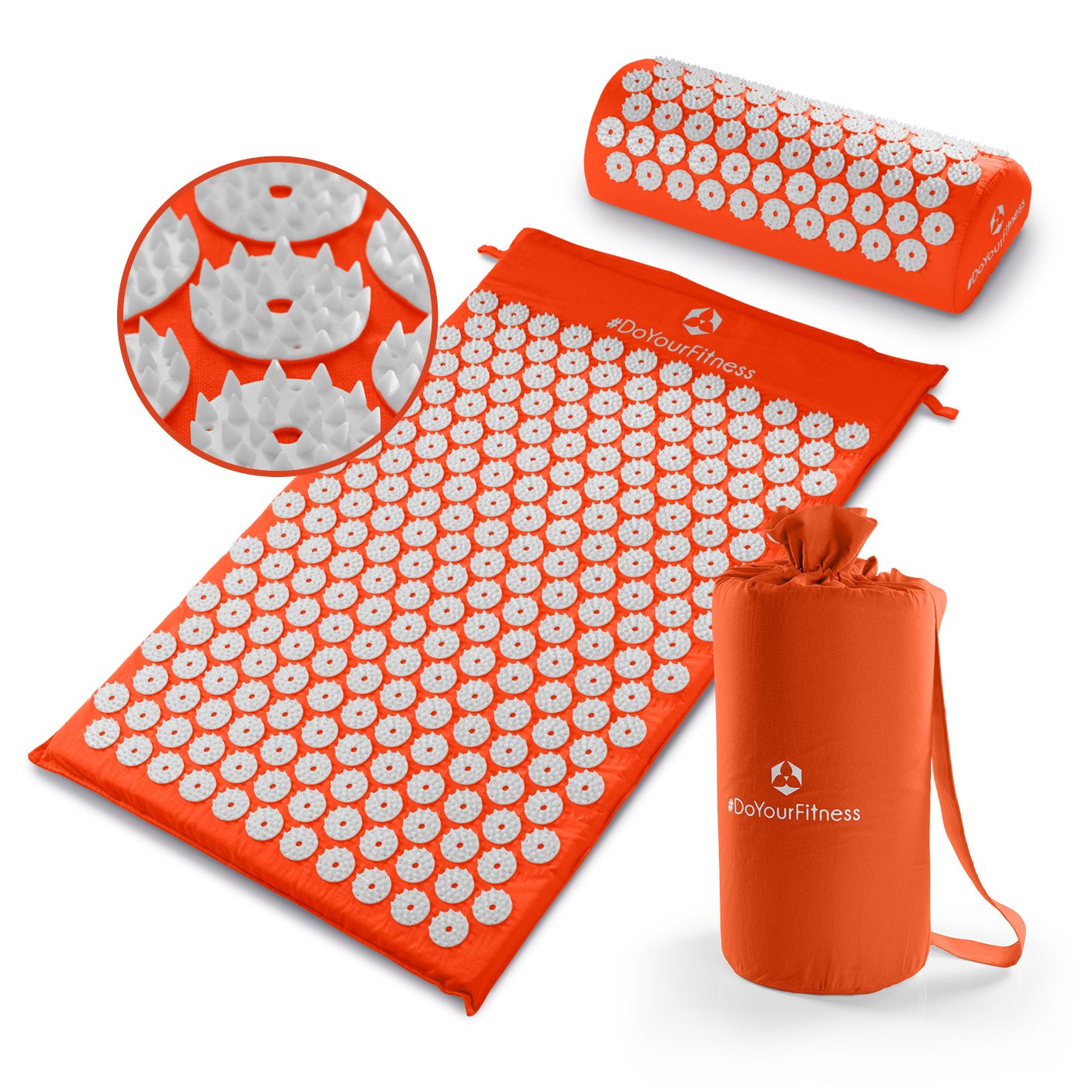 Akupressur-Set Jimuta - 20 x 20 x 42 cm - orange