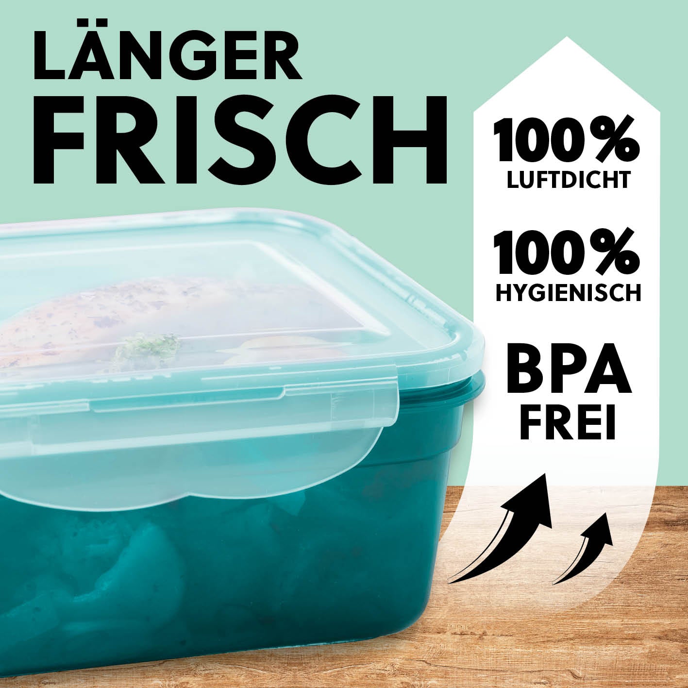 Frischhaltedosen Klick-it, 14-tlg., Smaragd