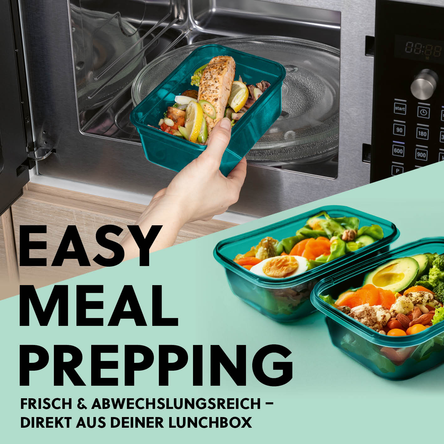 Frischhaltedosen Klick-it, 14-tlg., Smaragd
