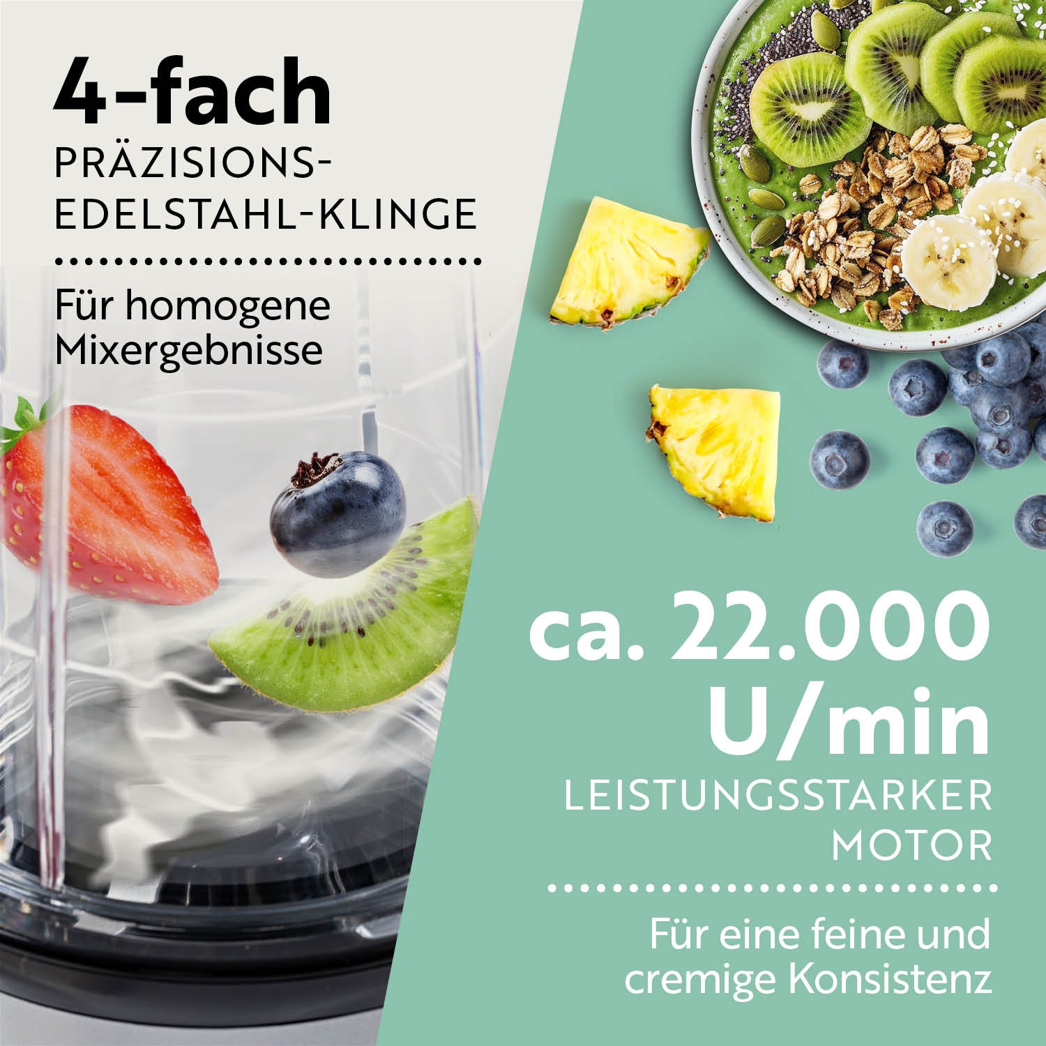 Mr. Magic Mixer Silber/Schwarz