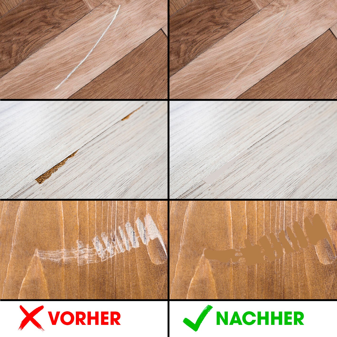 Reparaturset für Laminat & Parkett