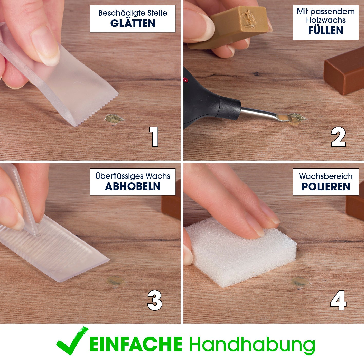 Reparaturset für Laminat & Parkett