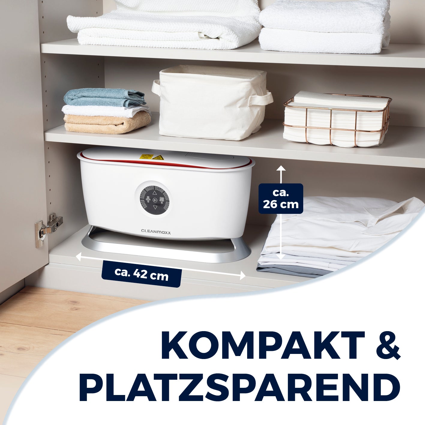 Hemdenbügler PRO STEAM mit Hosenaufsatz - Weiß