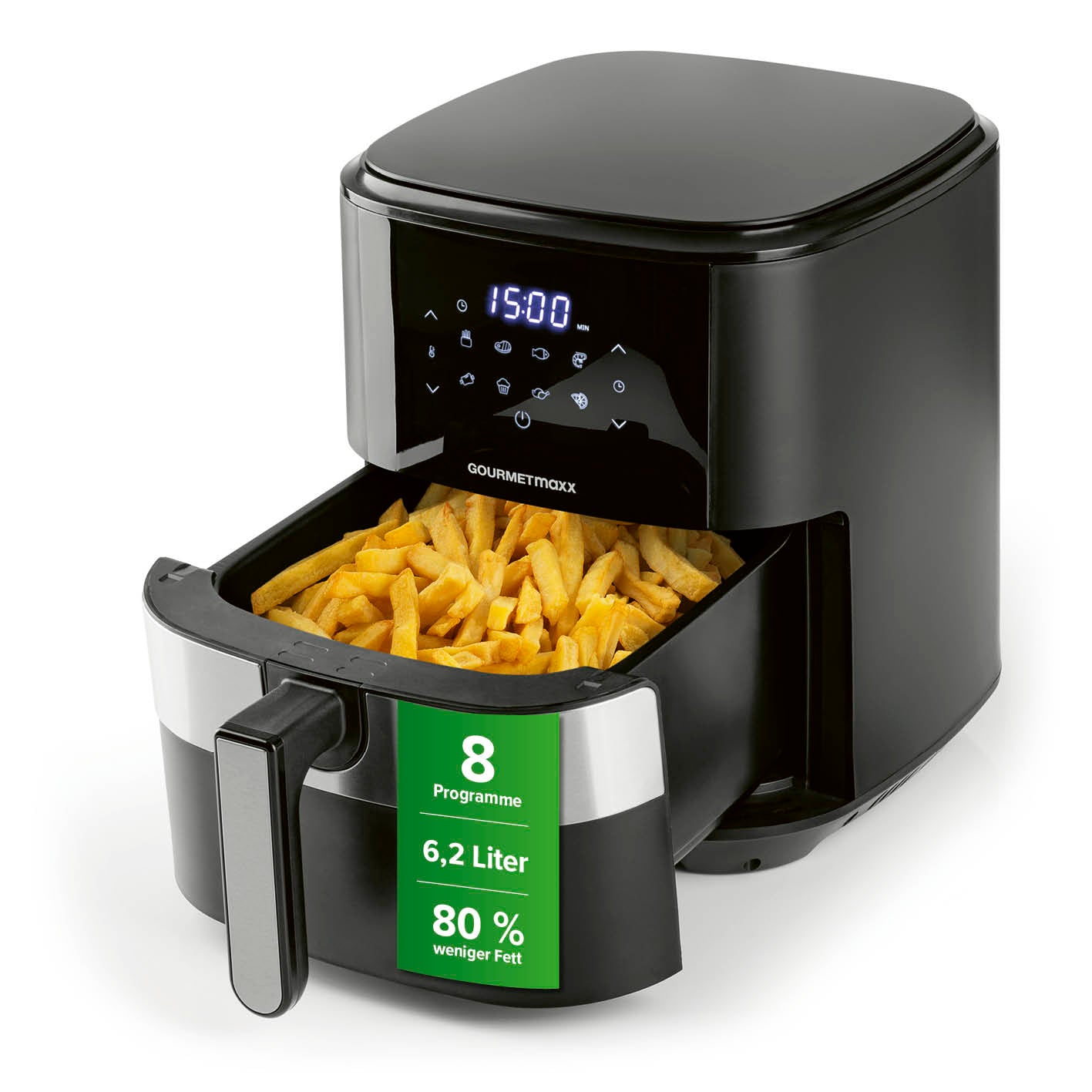 GOURMETmaxx Heißluftfritteuse - 6,2 l