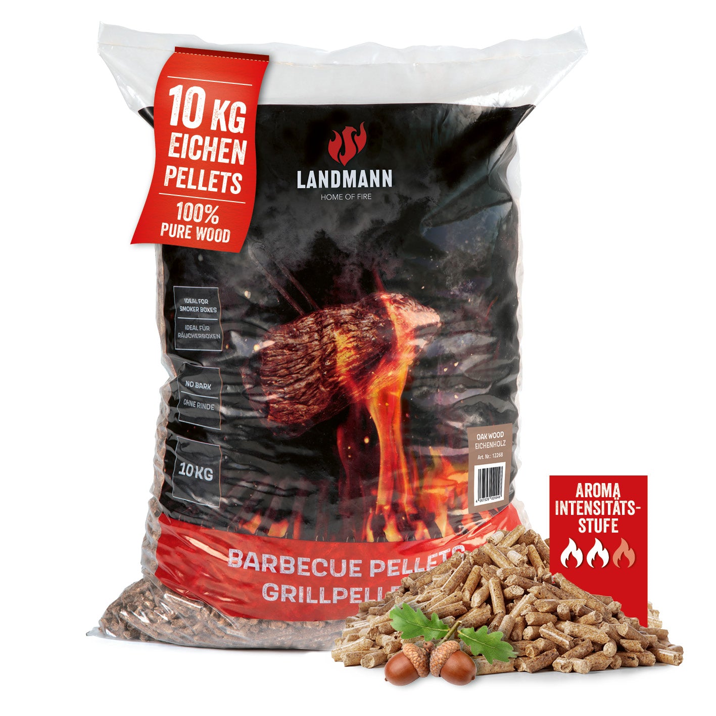 Grillpellets Eichenholz 10 kg