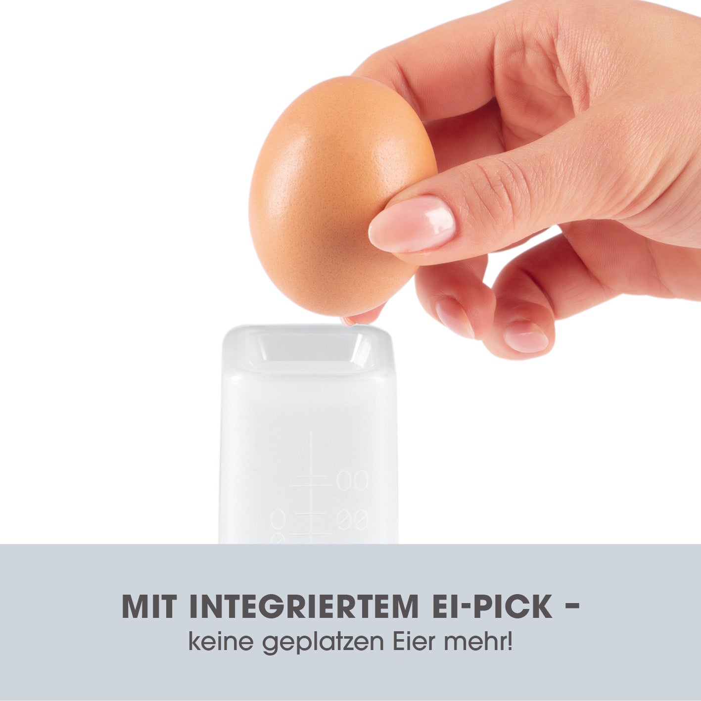 Design-Eierkocher 2 Eier - Edelstahl