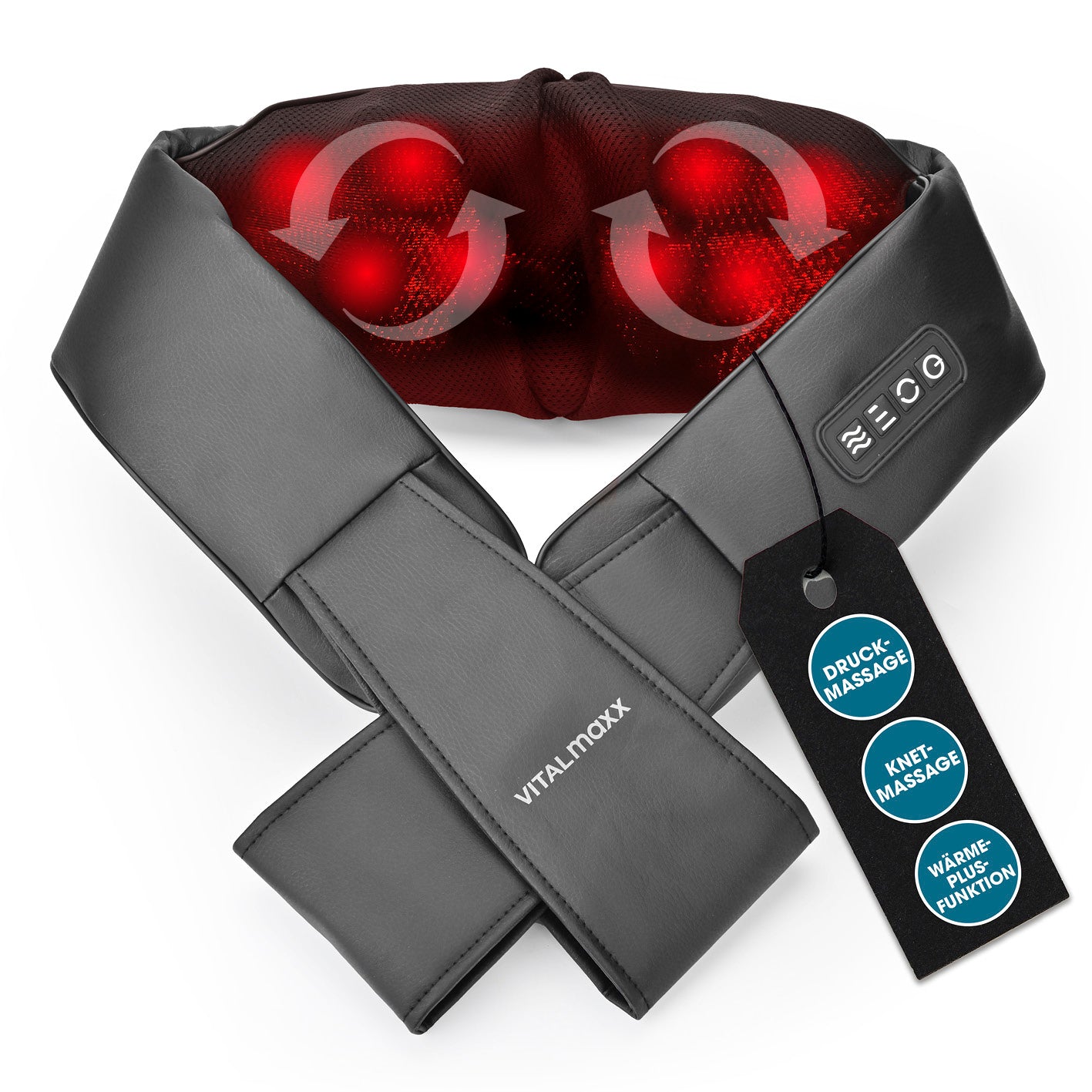 Shiatsu-Massagegerät mit 8 Massagebällen