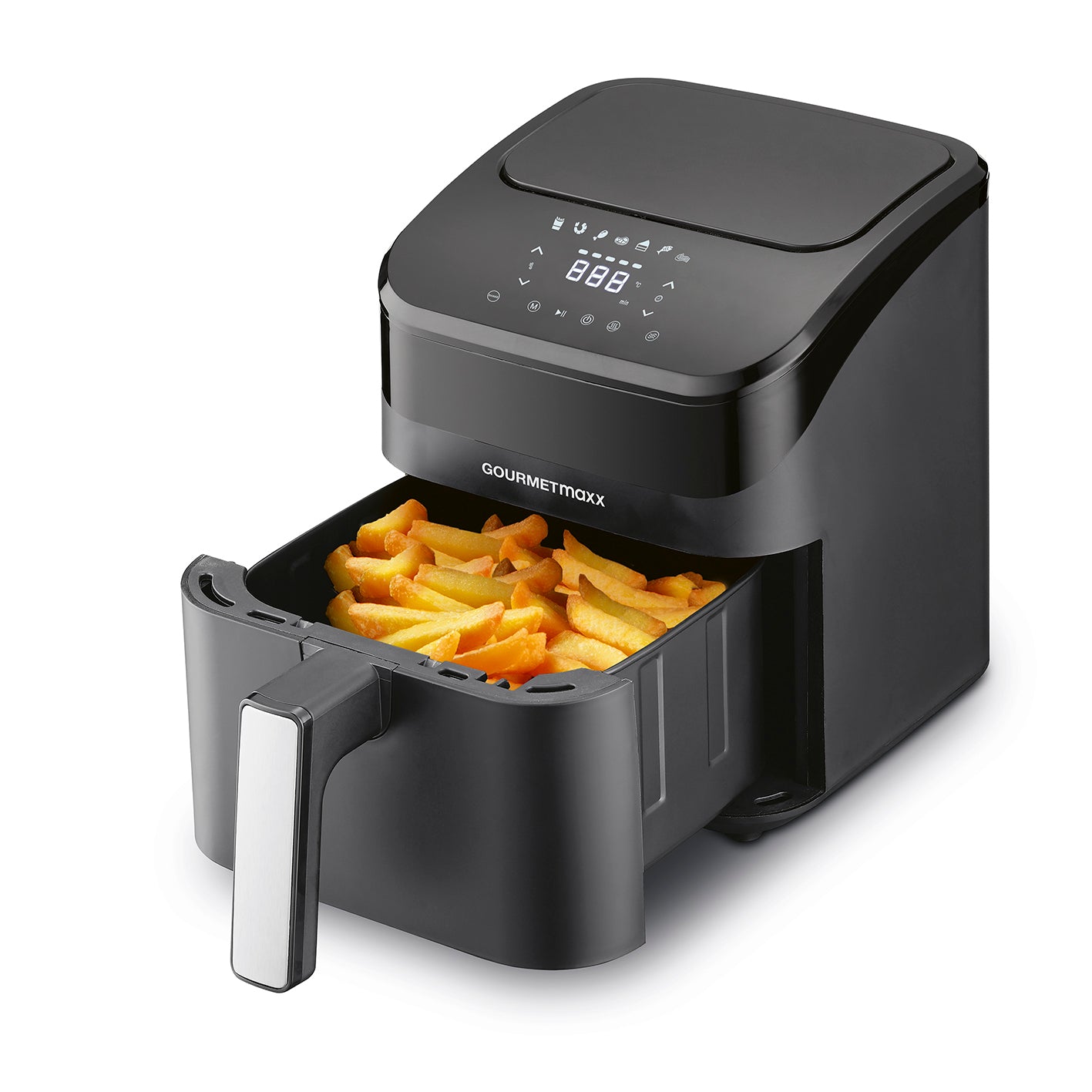 GOURMETmaxx Heißluft-Fritteuse Digital 4l 1400W schwarz