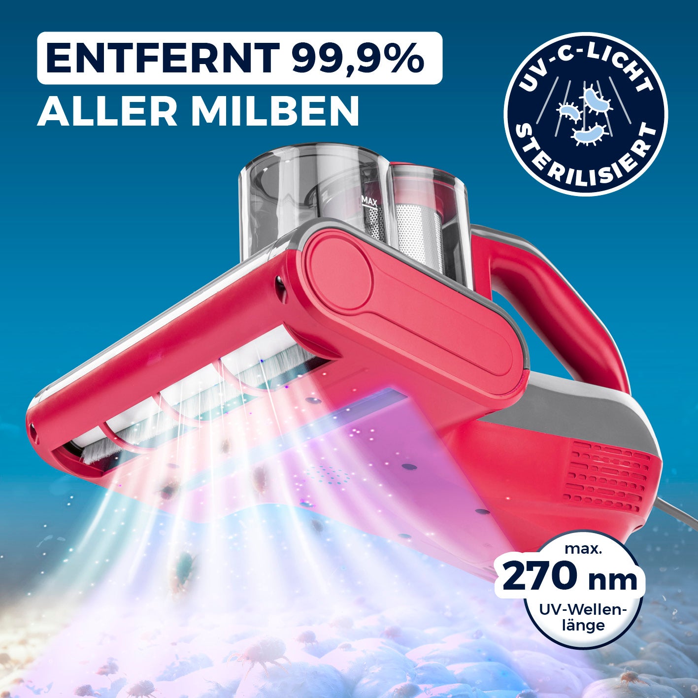 Milbensauger Rotation Power