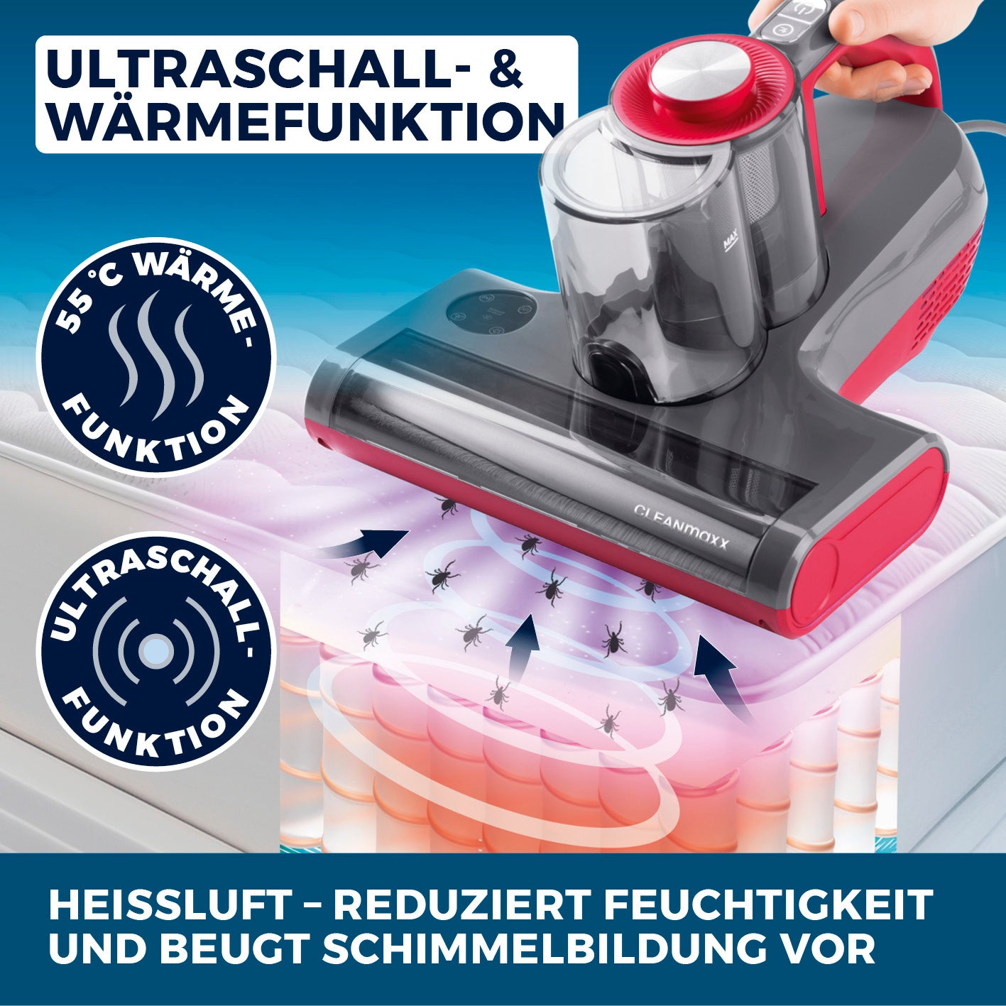 Milbensauger Rotation Power