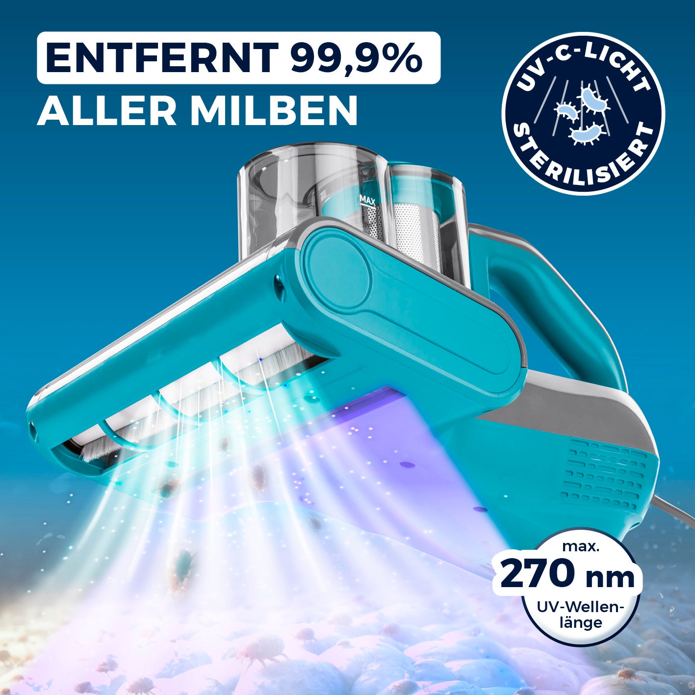 Milbensauger Rotation Power