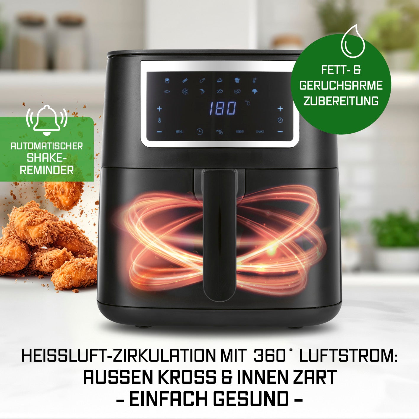 Heißluftfritteuse - 6,5 l