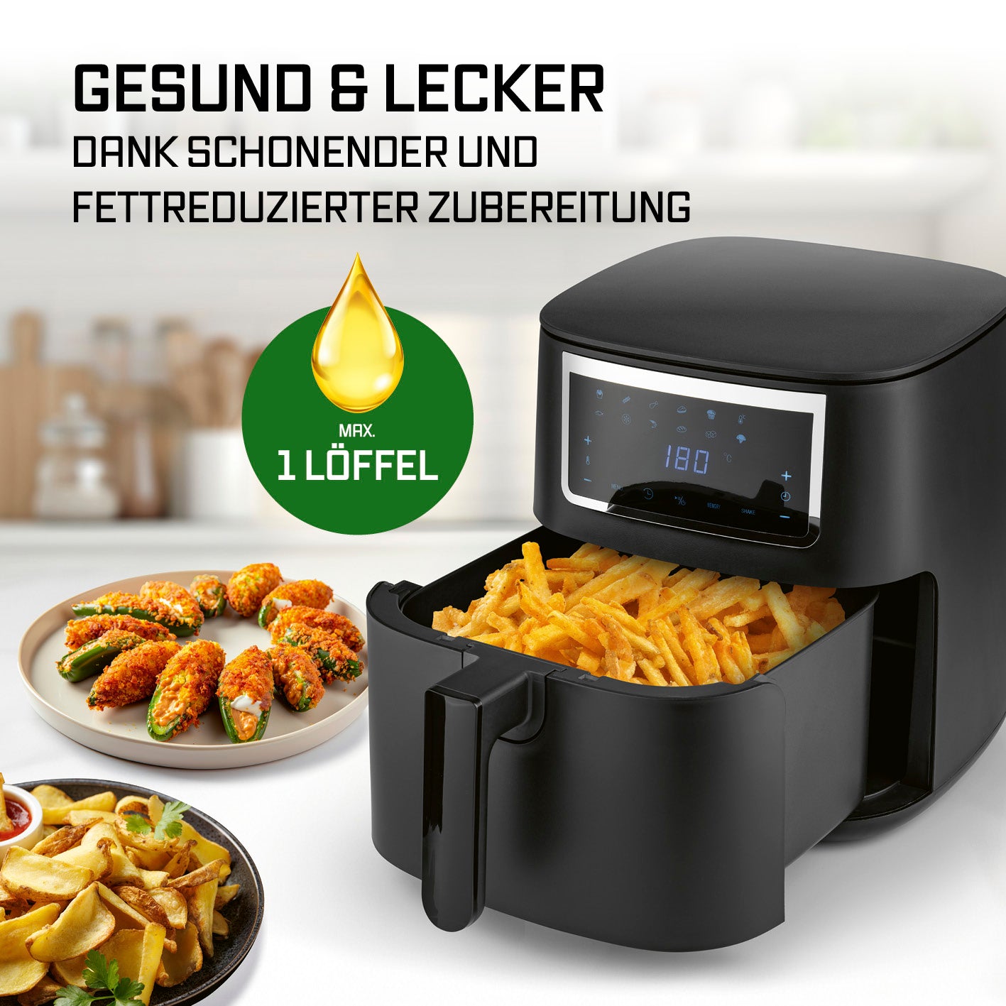 Heißluftfritteuse - 6,5 l
