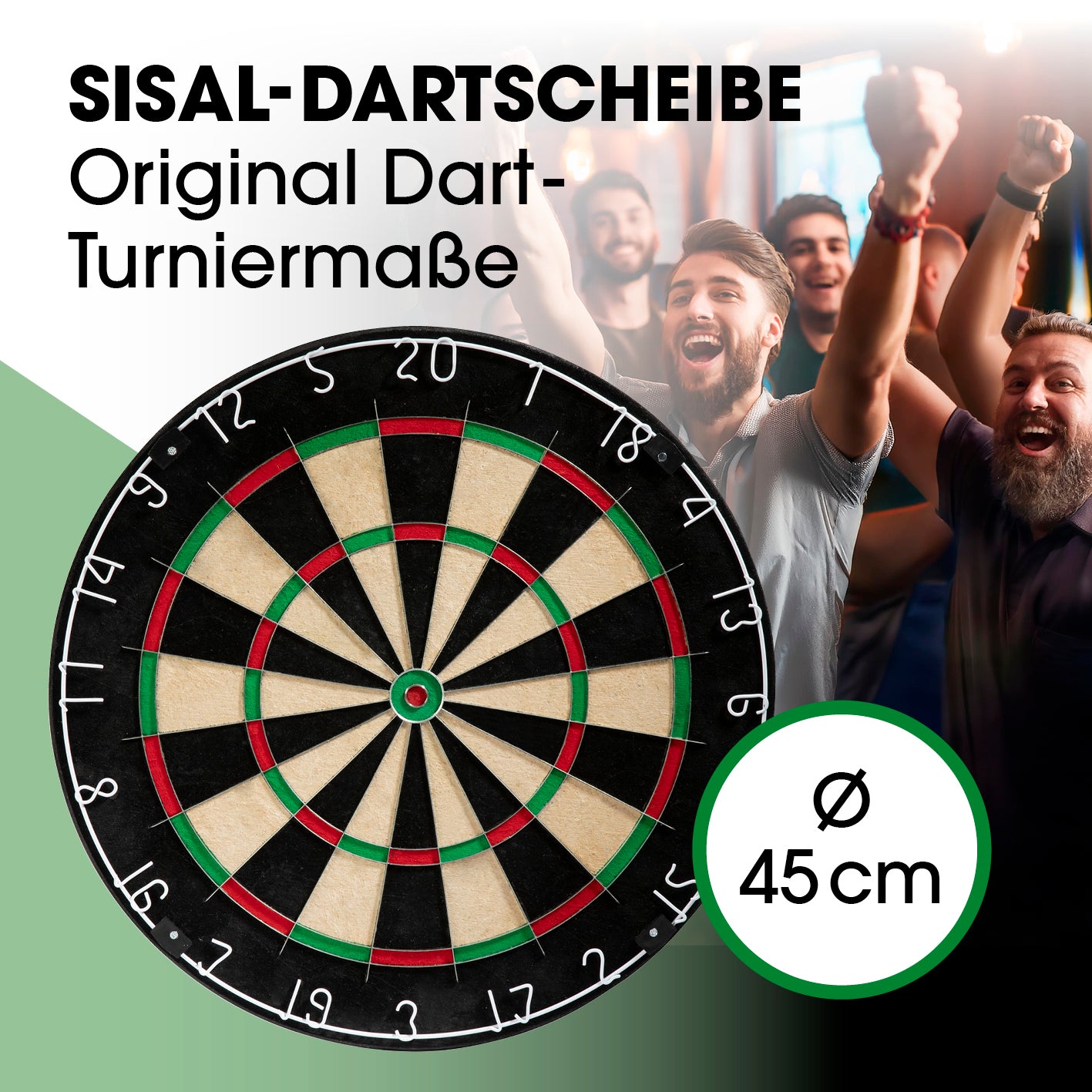 Sisal-Dartscheibe