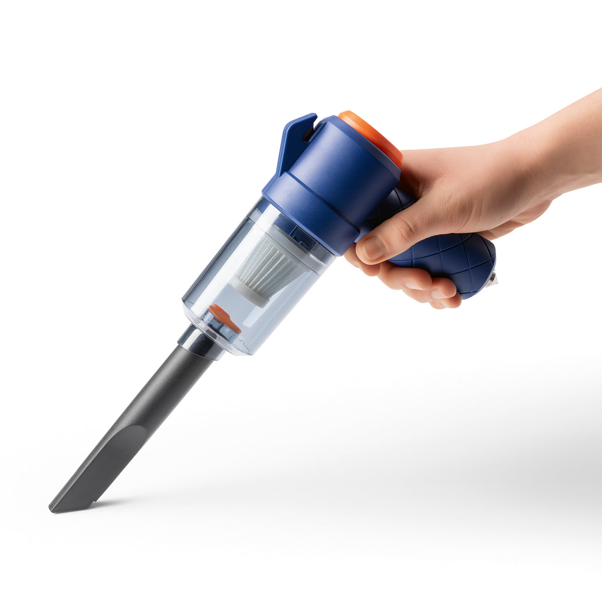 3-in-1-Akkusauger - Blau/Orange