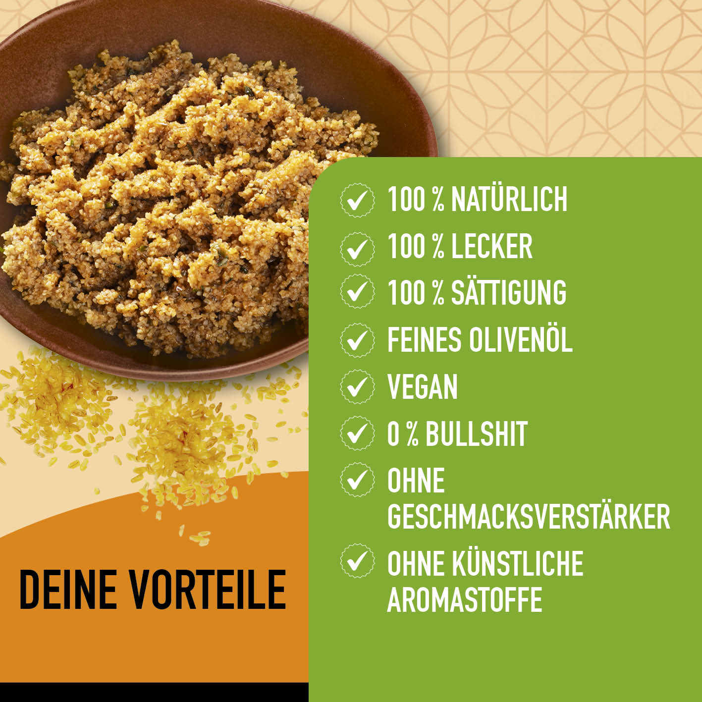 Bulgurcups - 6er Try-Me-Set mit Kisir, Vegetables & Subtropical