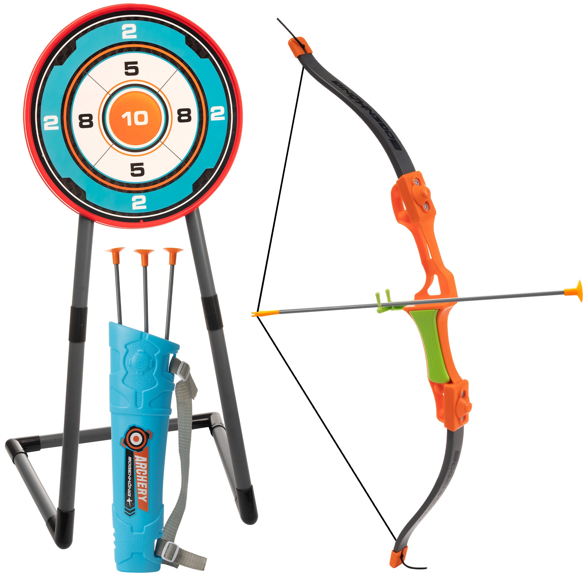 Pfeil und Bogen Kinder Spielzeug Set - ab 6 Jahre