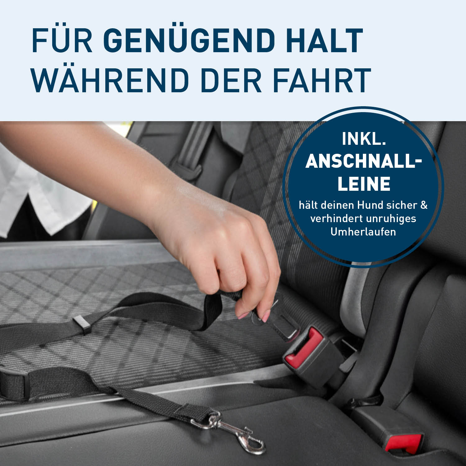Hundeautositz – wasserfeste Hundebox – S