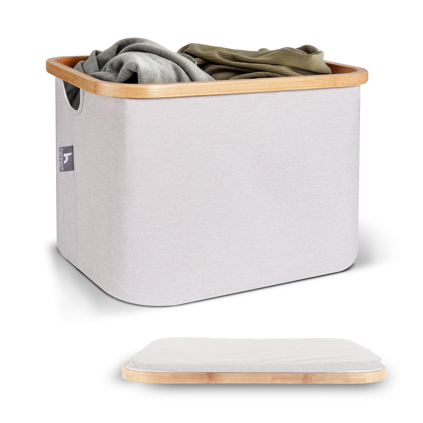 Aufbewahrungskorb "Adrian" 40 l - Beige/Grau