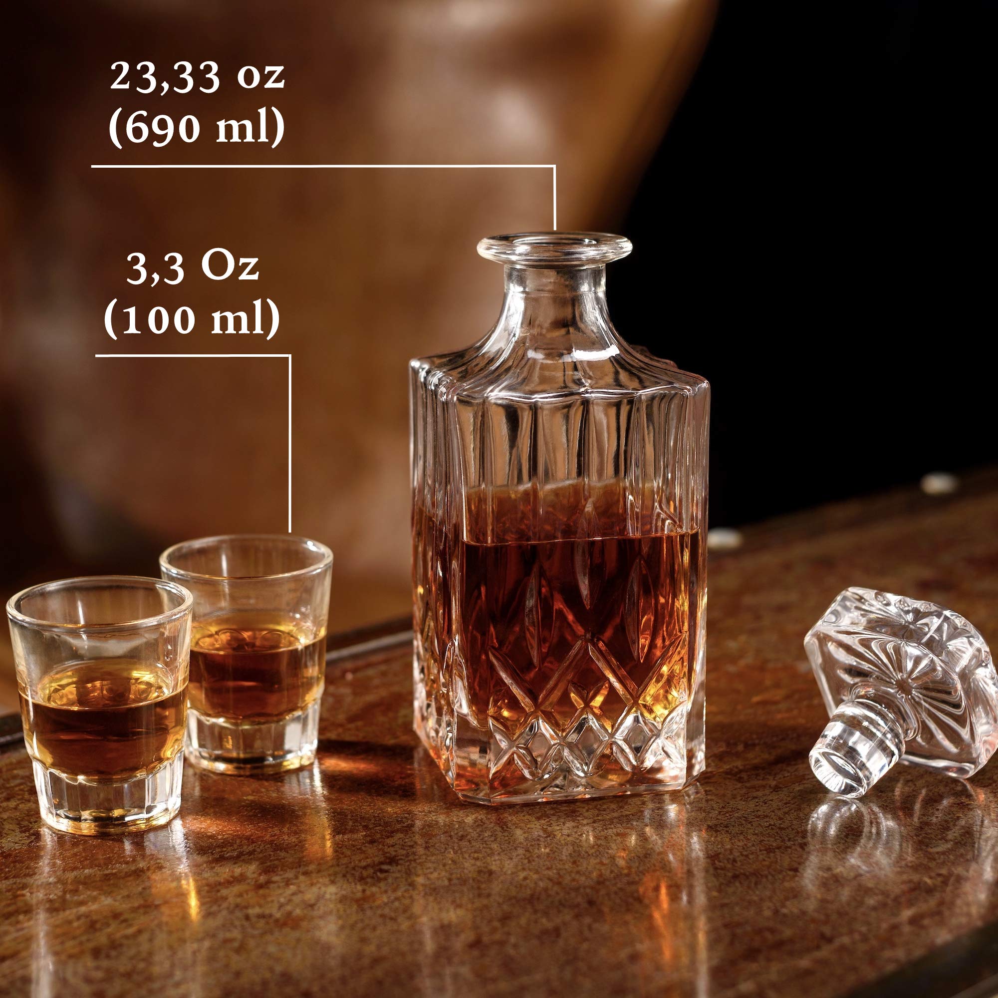 4-in-1-Oldtimer Karaffe Set (945 ml)