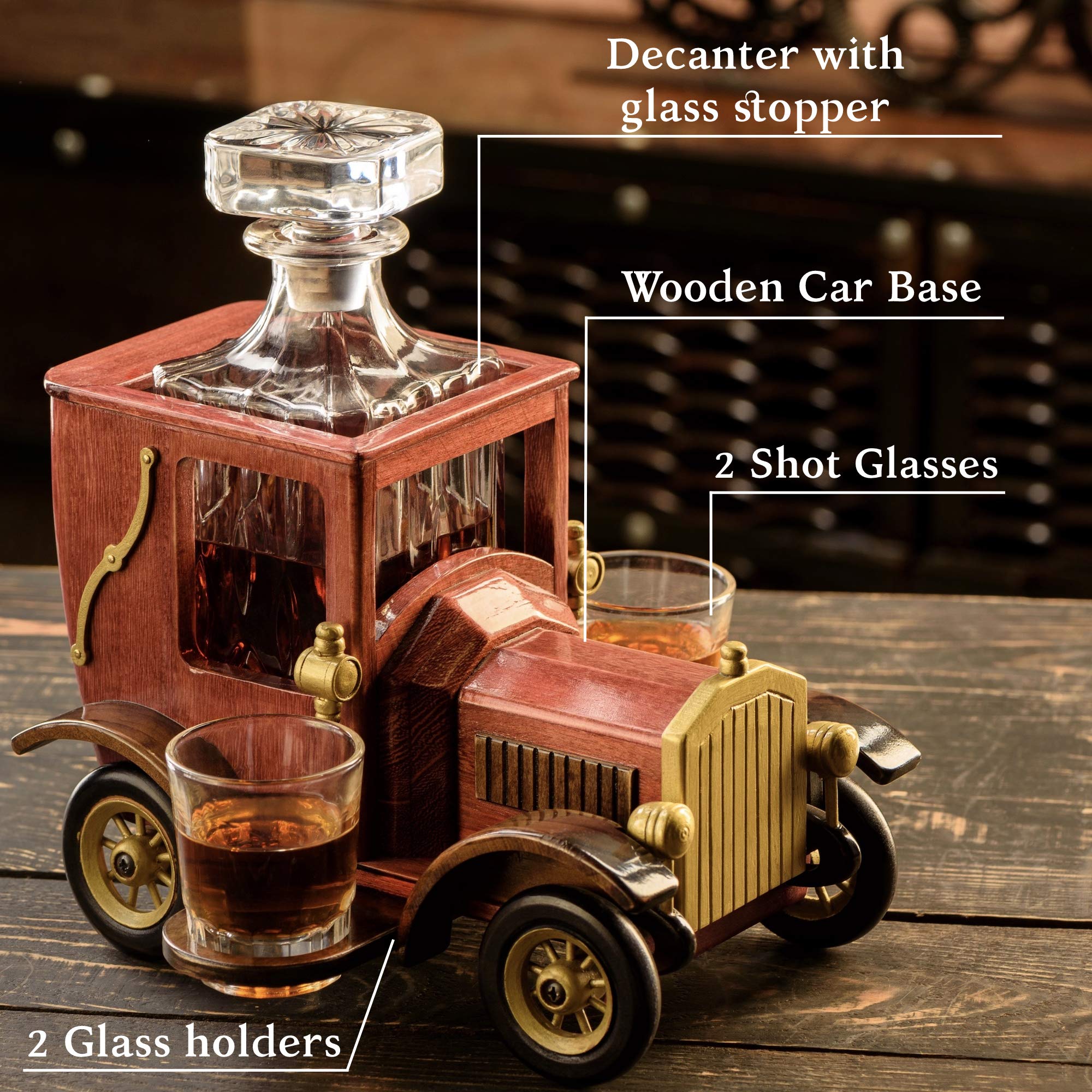 4-in-1-Oldtimer Karaffe Set (945 ml)