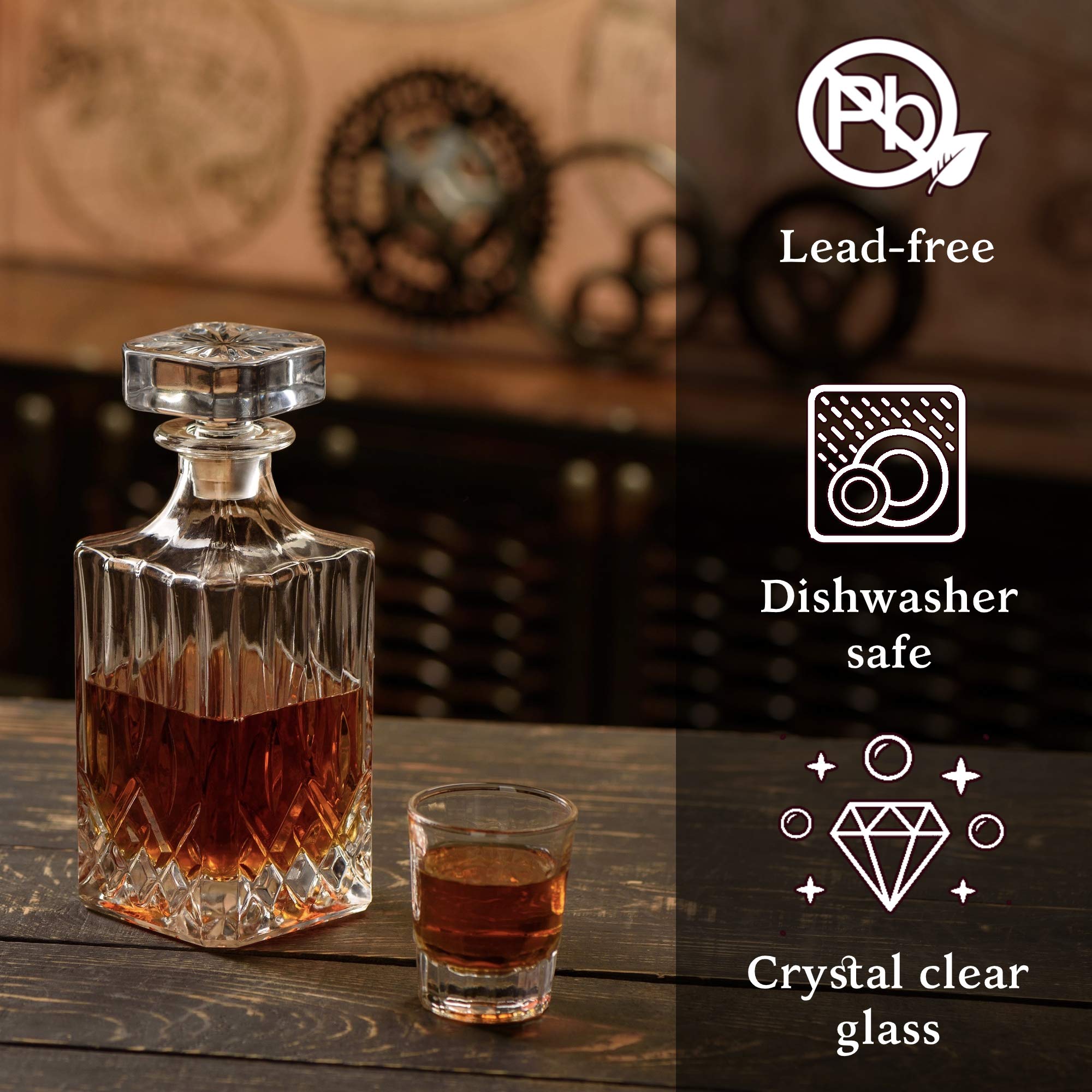 4-in-1-Oldtimer Karaffe Set (945 ml)