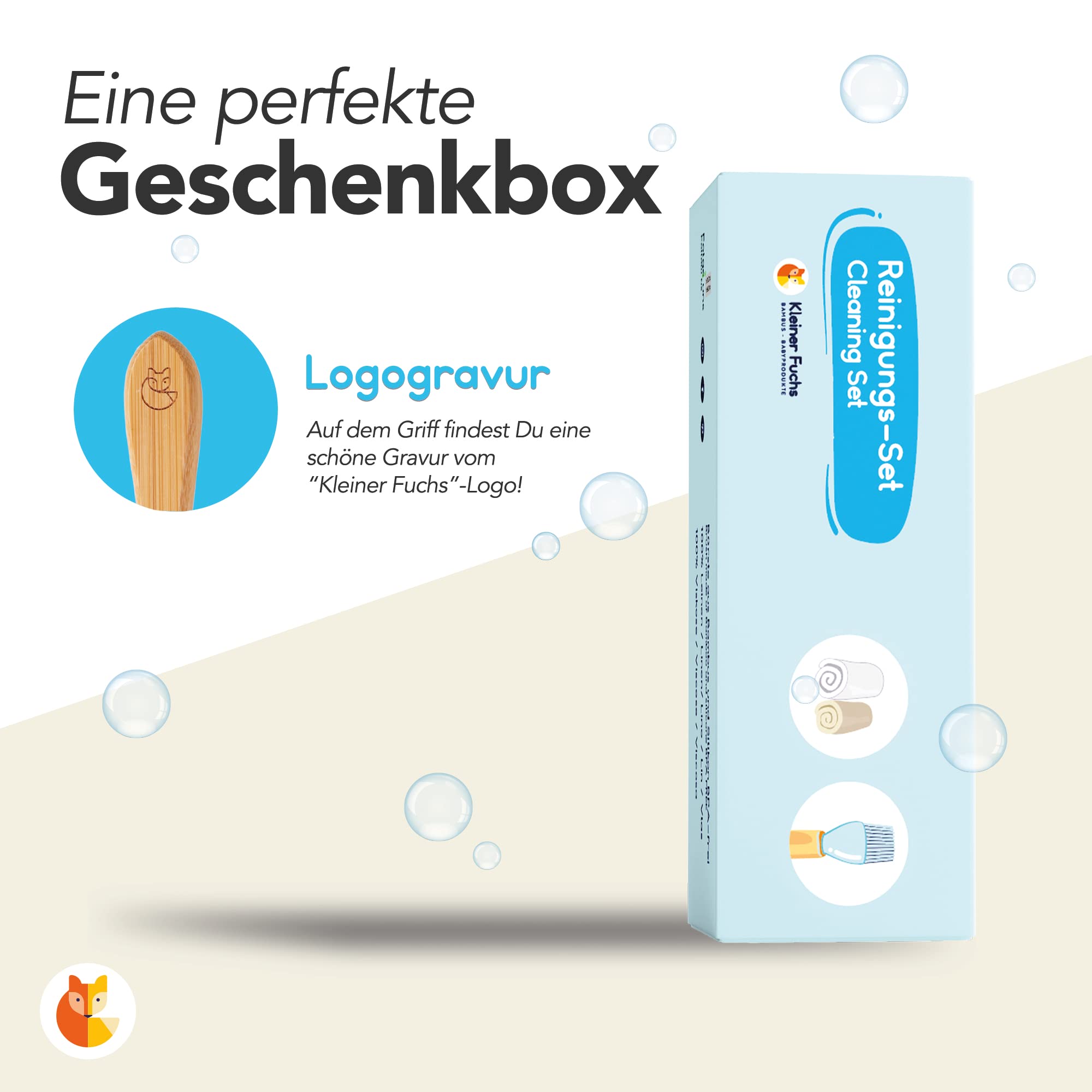 Reinigungs Set 3 tlg. – Hellblau