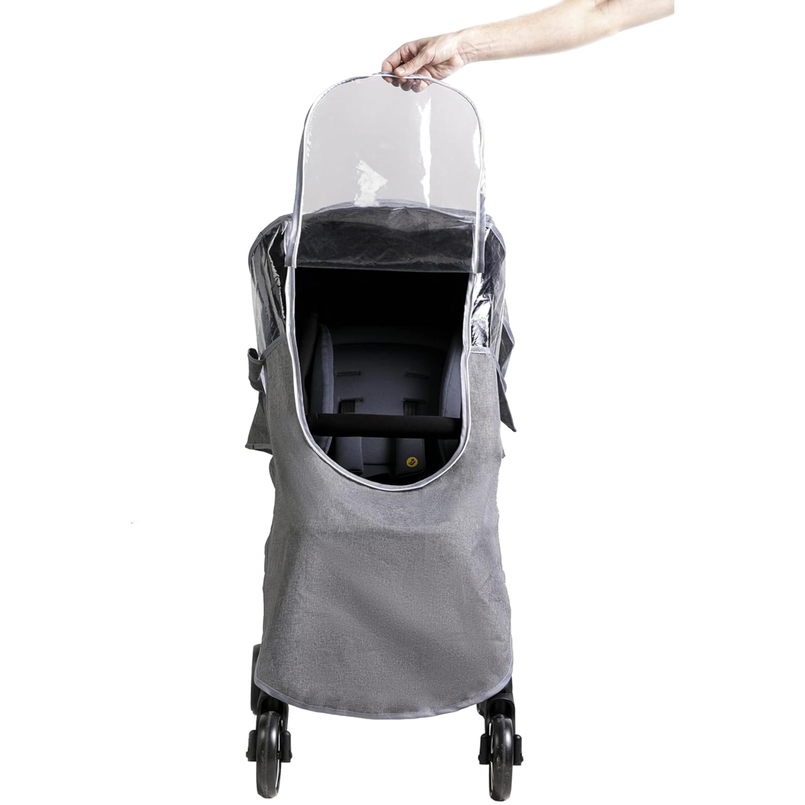 Kinderwagen-Regenschutz mit Reißverschluss - Einheitsgröße