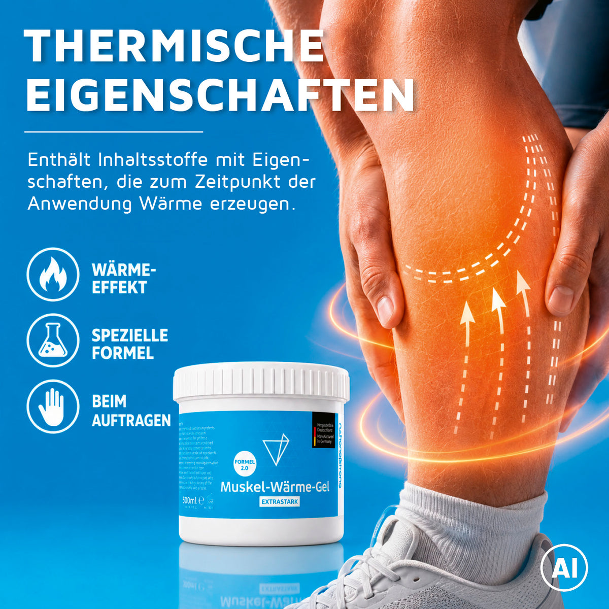 Muskel-Wärme-Gel - 500 ml