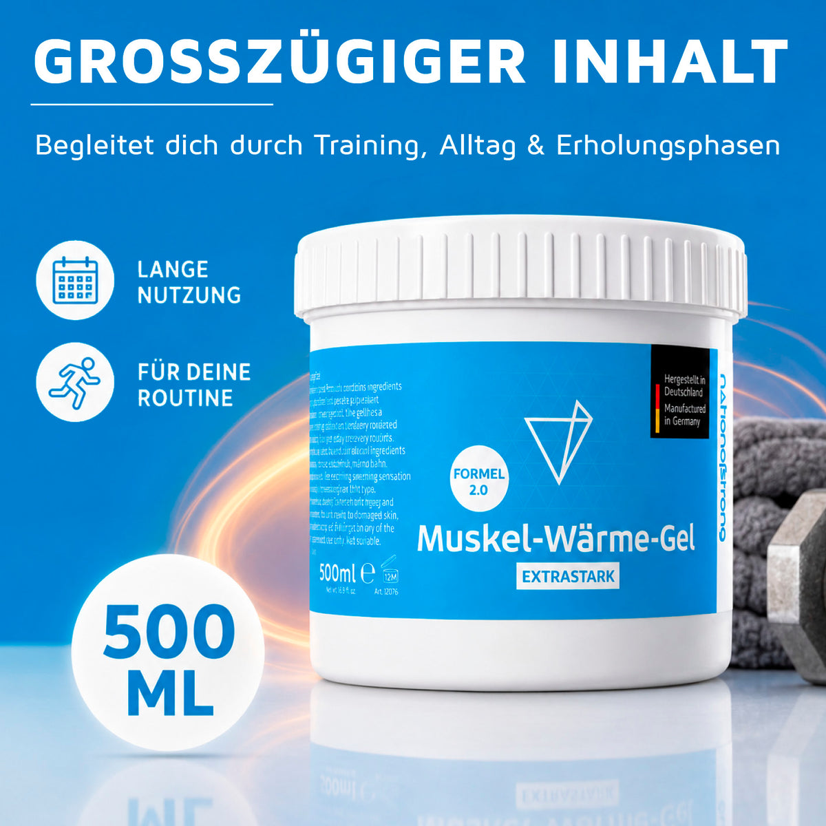 Muskel-Wärme-Gel - 500 ml