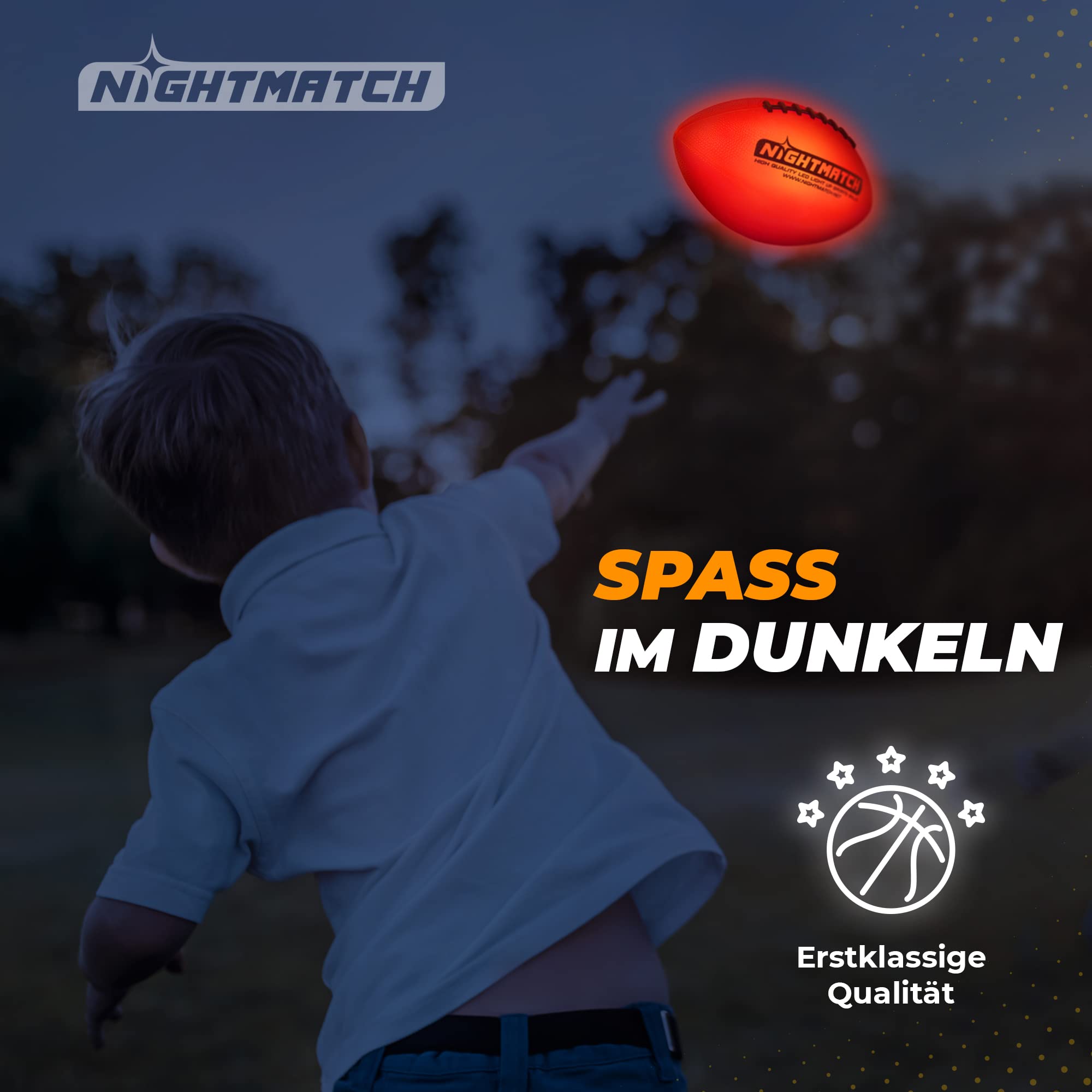 Leuchtfootball - Komplettset - Gr.3 - Orange