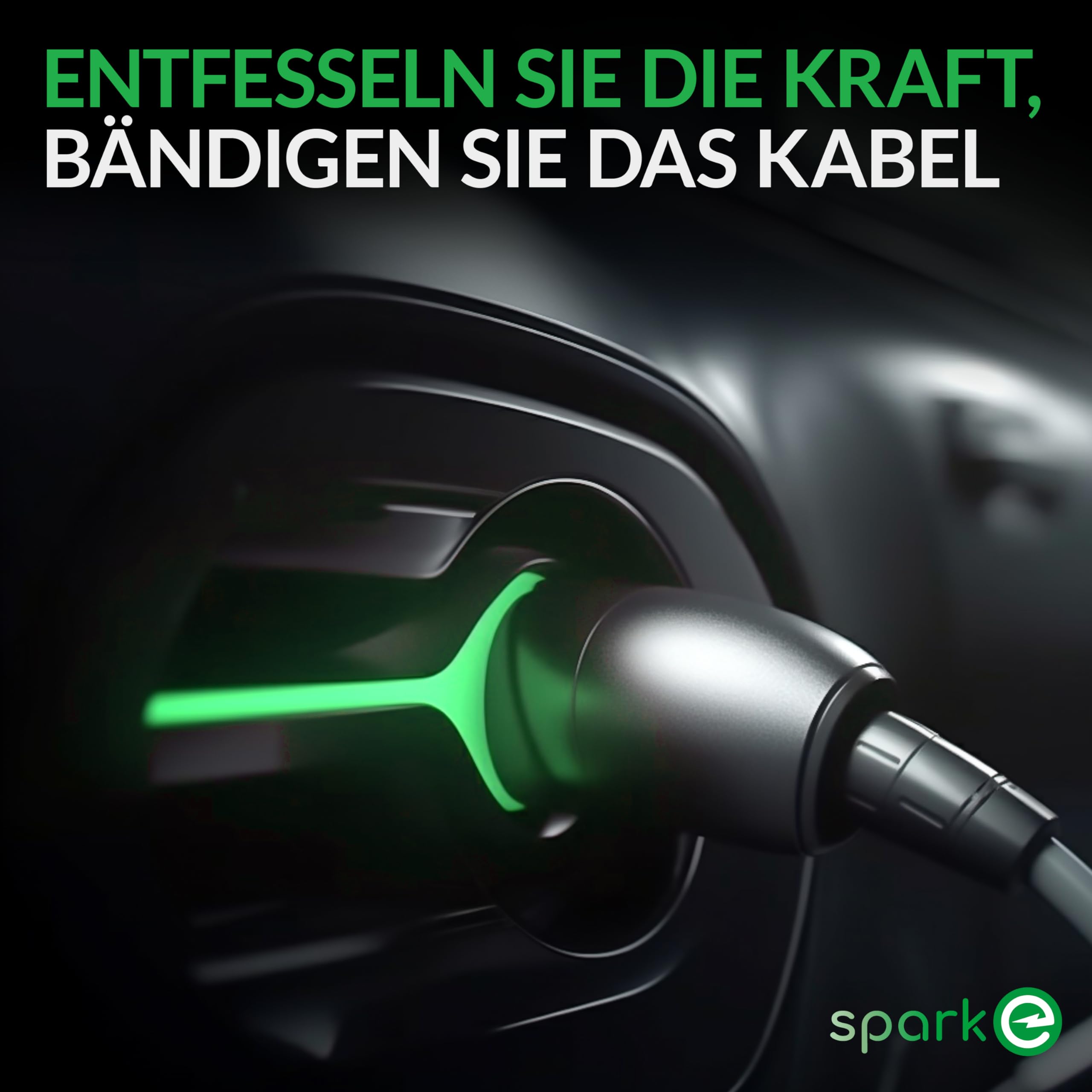 EV-Ladekabel Halterung - Typ 2 - Silber